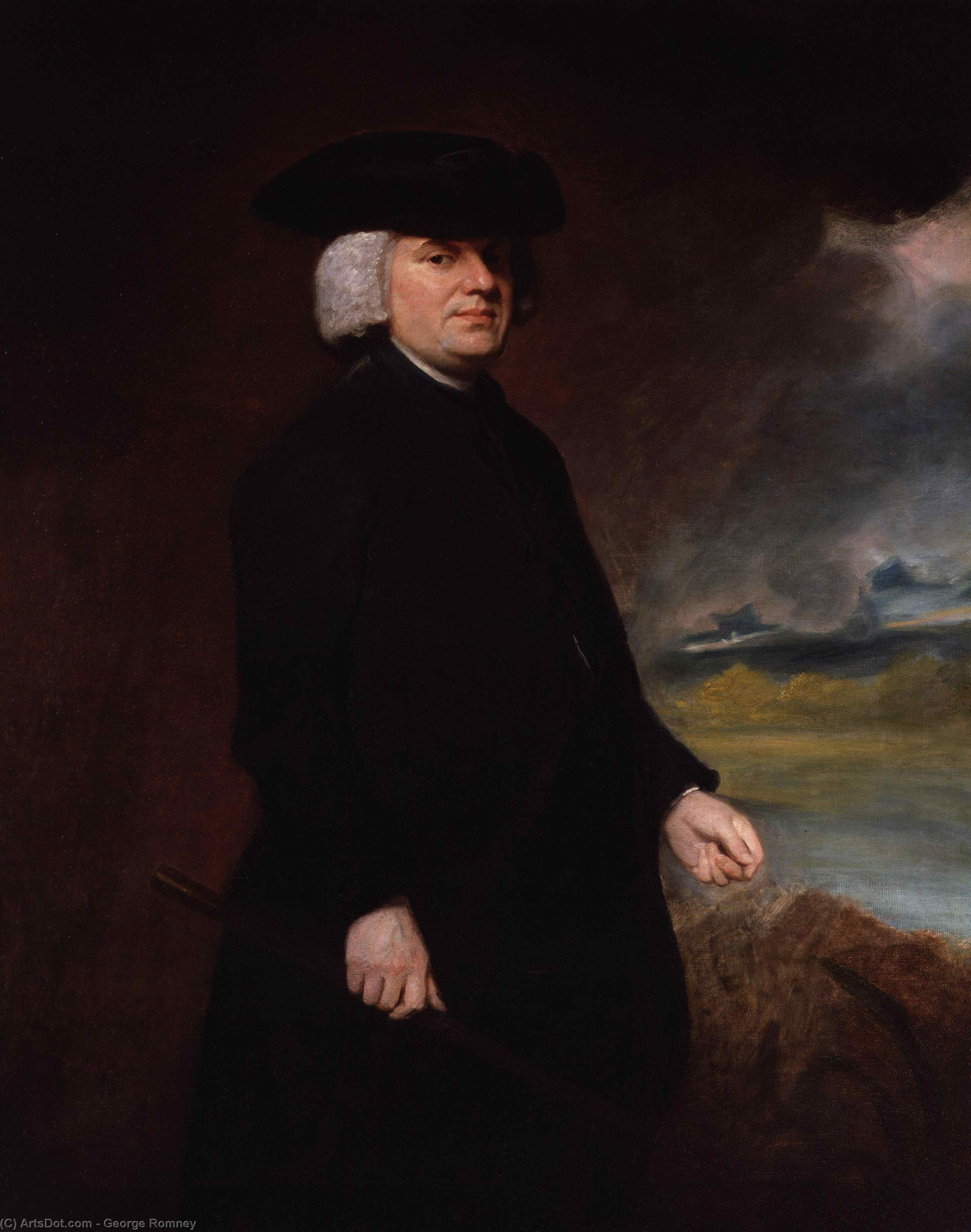 顺序 畫複製 William Paley 。 通过 George Romney (1734-1802, United Kingdom) | ArtsDot.com