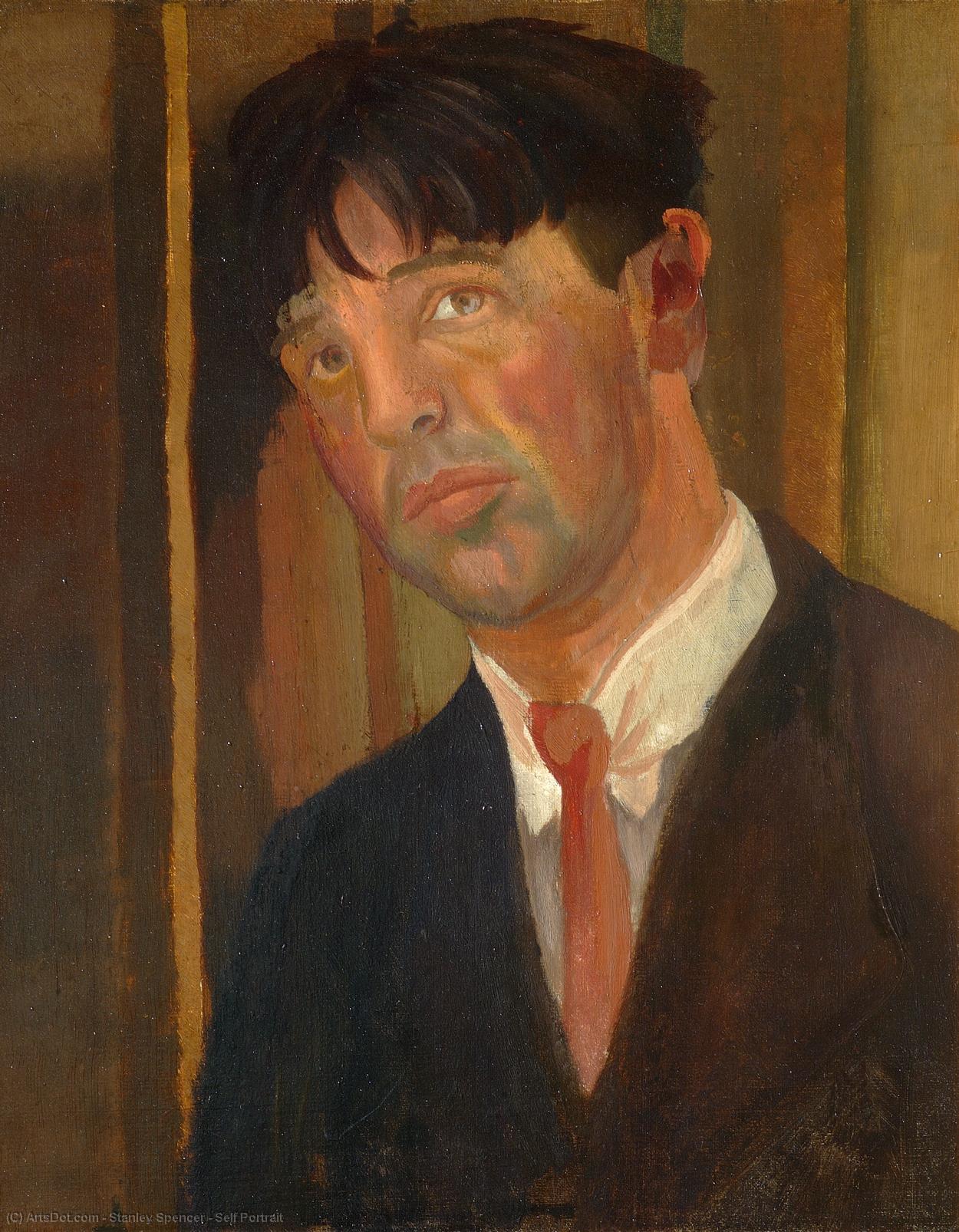 Obter Reproduções De Belas Artes Auto Retrato, 1939 por Sir Stanley Spencer (Inspirado por) (1891-1959, United Kingdom) | ArtsDot.com