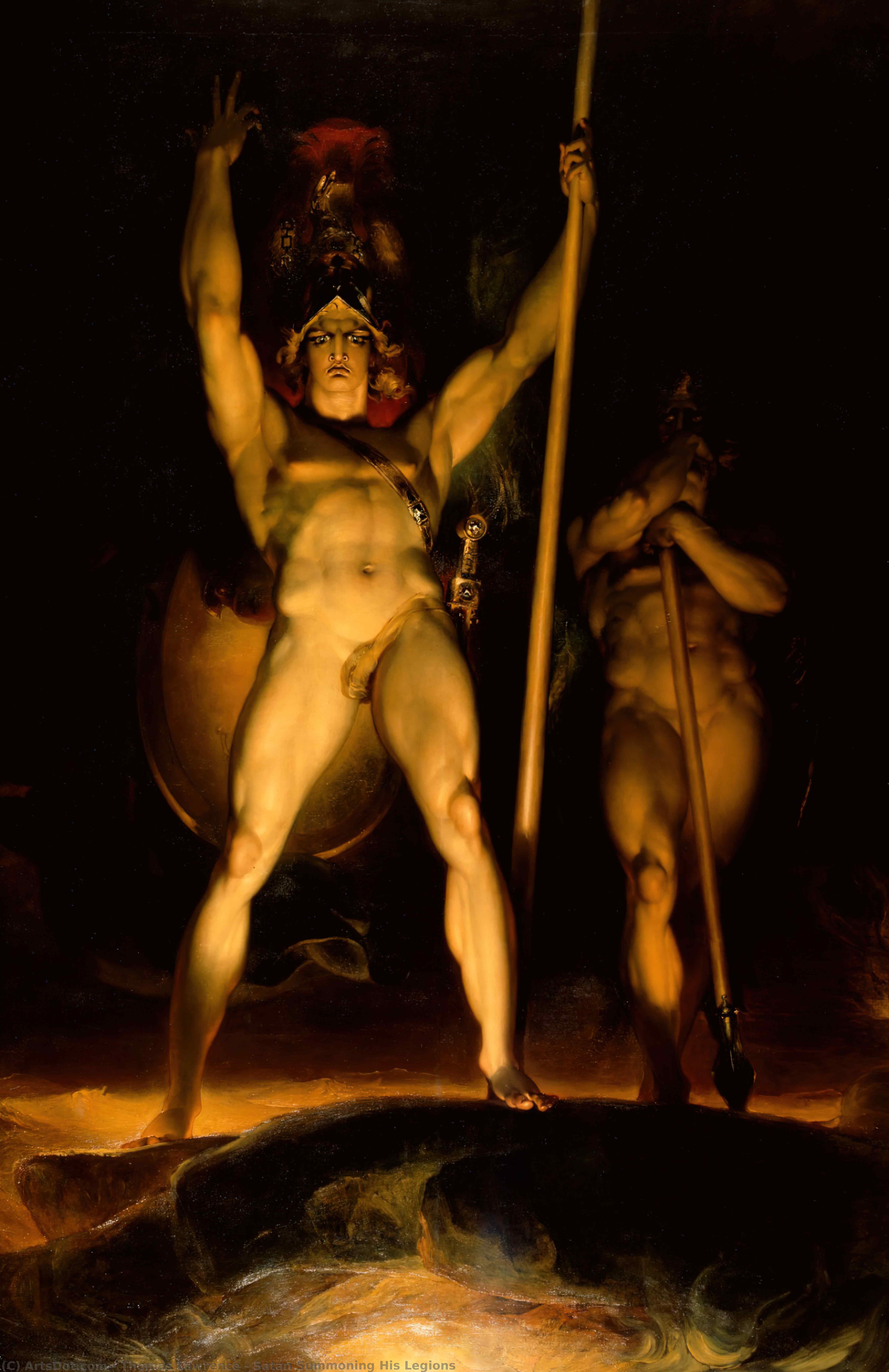 Pedir Grabados De Calidad Del Museo Satanás invocando a sus legiones, 1797 de Sir Thomas Lawrence (1769-1830, United Kingdom) | ArtsDot.com