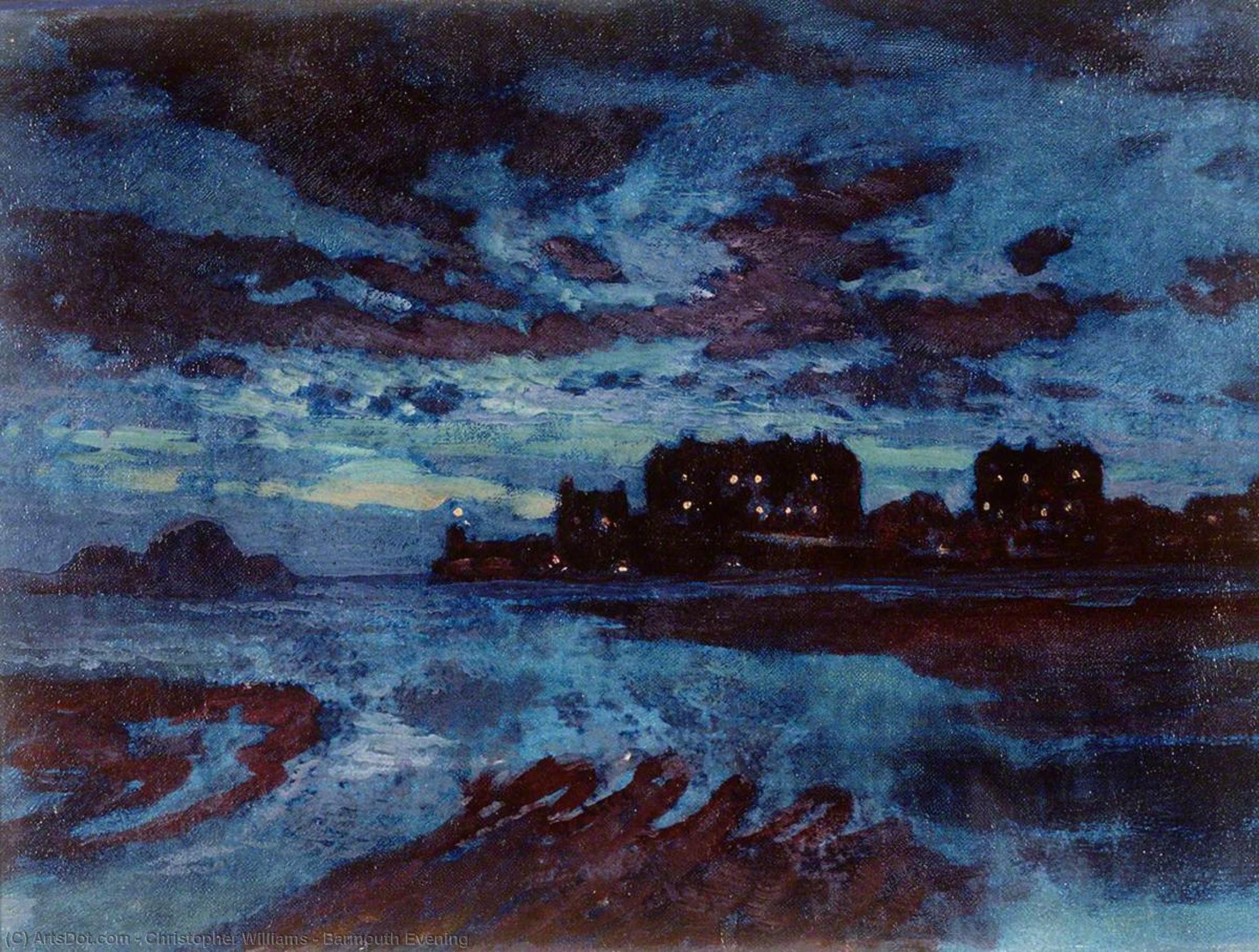 顺序 油畫 Barmouth Evening 。, 1913 通过 Christopher Williams (1873-1934, United States) | ArtsDot.com