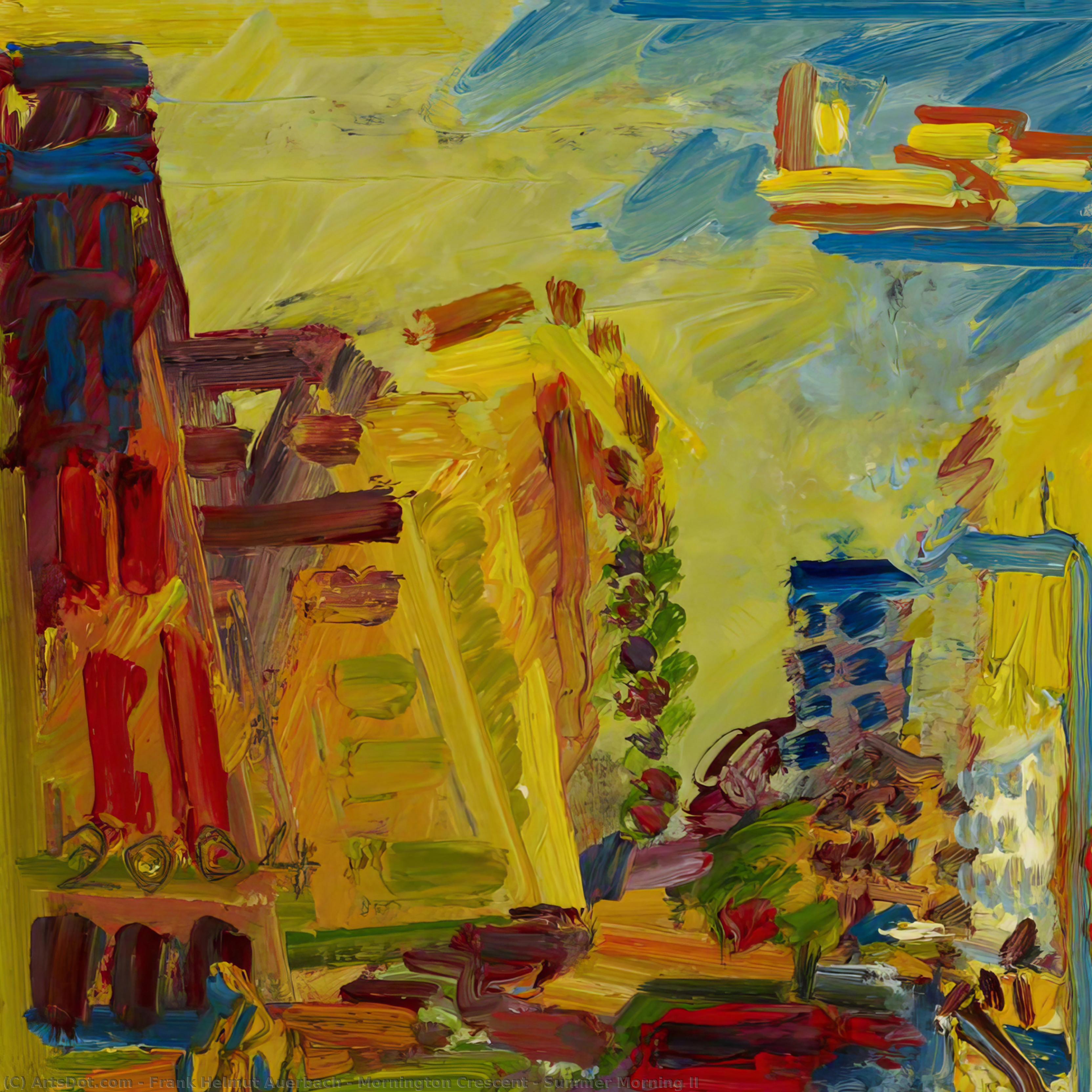 Mornington Crescent – Summer Morning II, 2004 by Frank Helmuth Auerbach Frank Helmuth Auerbach | ArtsDot.com