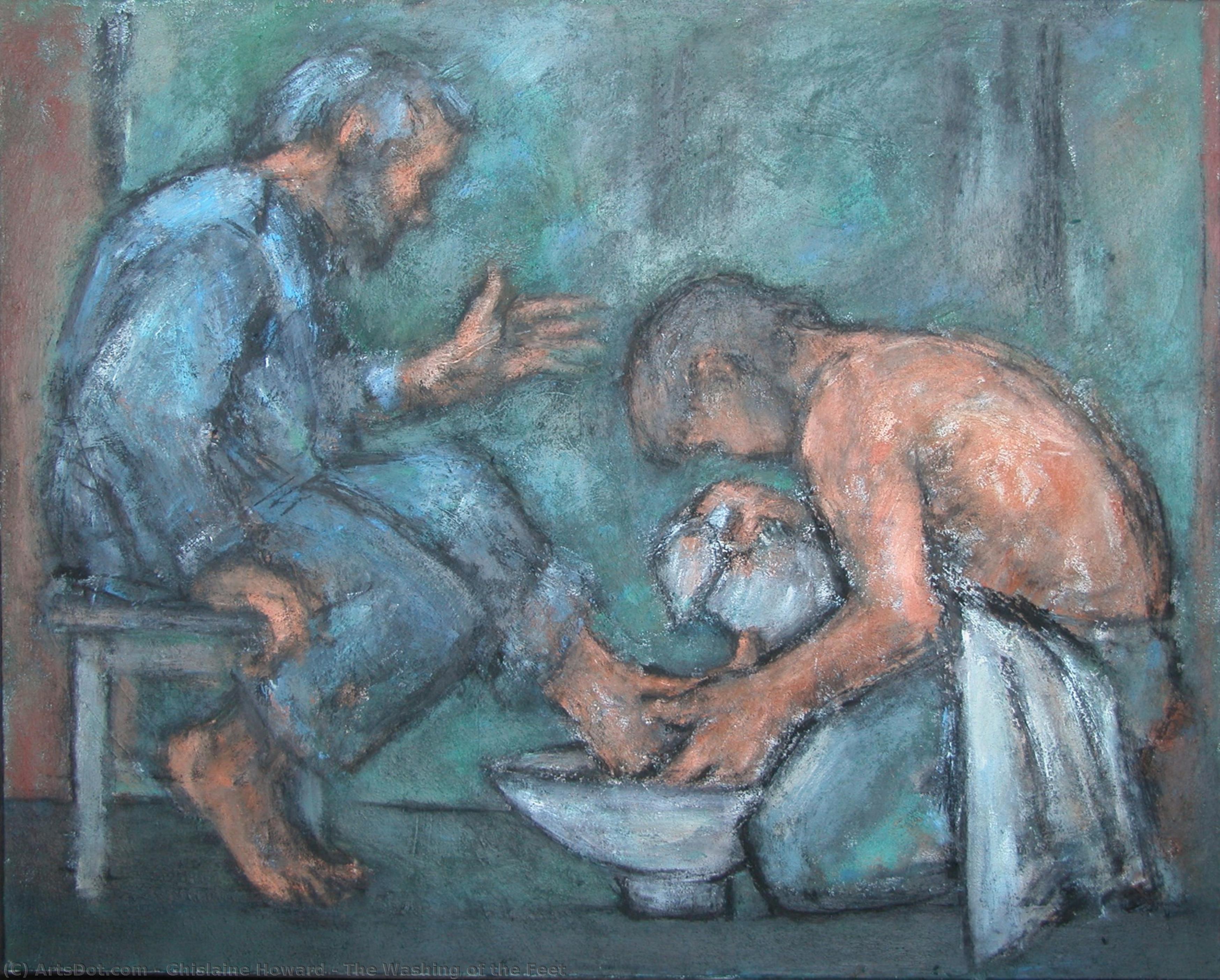 The Washing of the Feet, 2004 by Ghislaine Howard Ghislaine Howard | ArtsDot.com