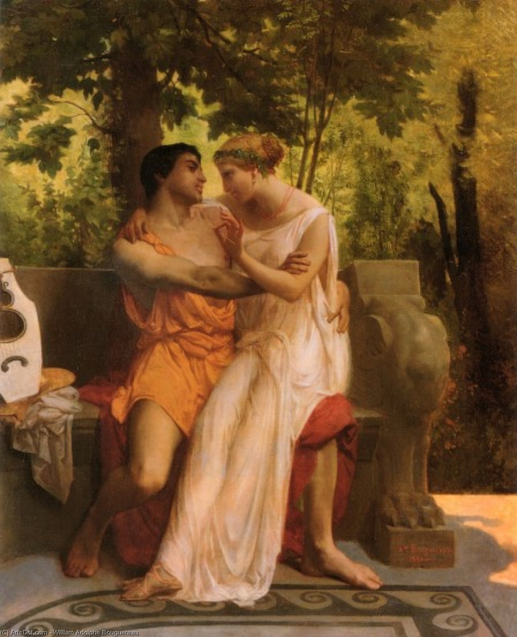 Order Paintings Reproductions Lidylle by William Adolphe Bouguereau (1825-1905, France) | ArtsDot.com
