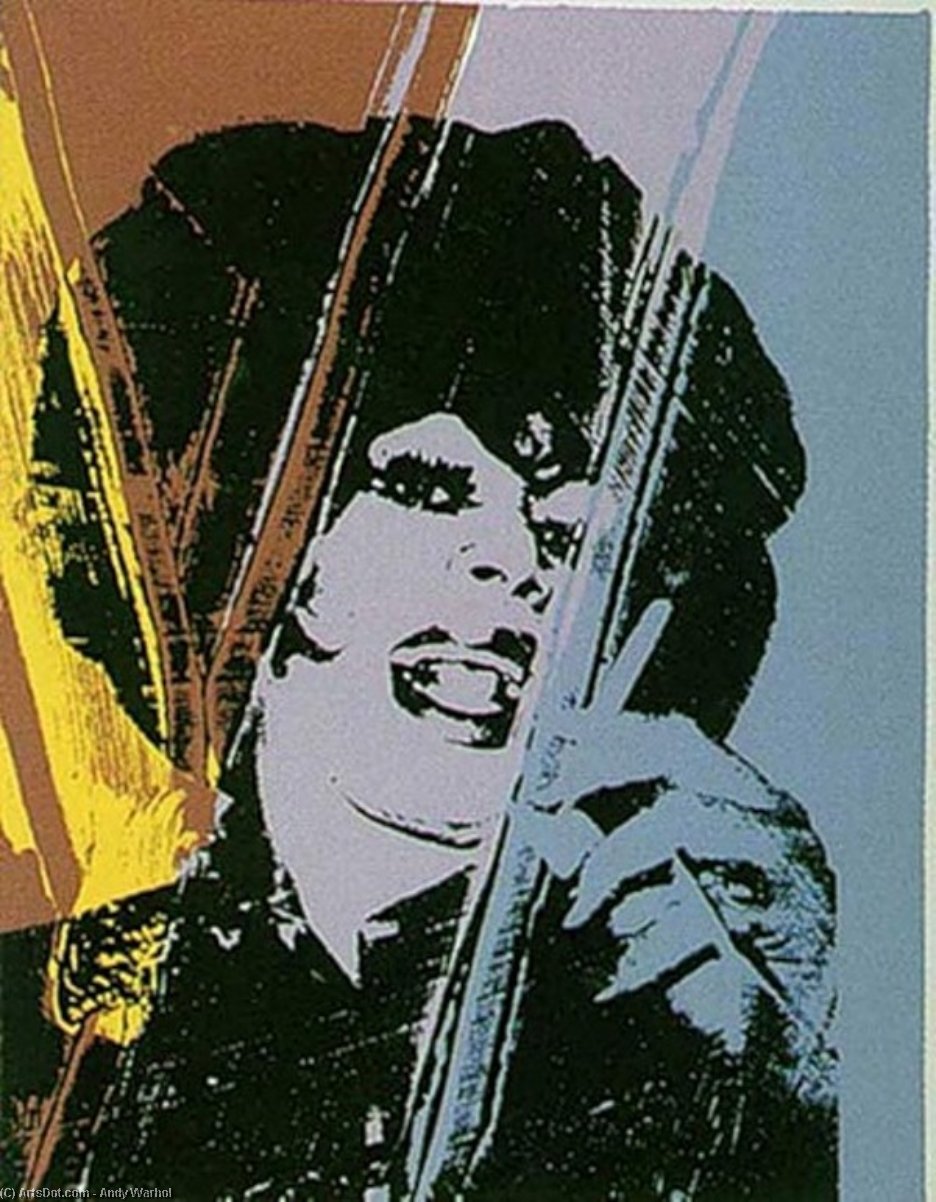 Order Oil Painting Replica Drag Queen by Andy Warhol (Inspired By) (1928-1987, United States) | ArtsDot.com