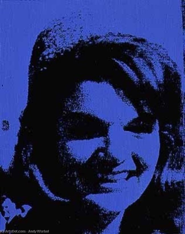 Order Oil Painting Replica Jackie by Andy Warhol (Inspired By) (1928-1987, United States) | ArtsDot.com