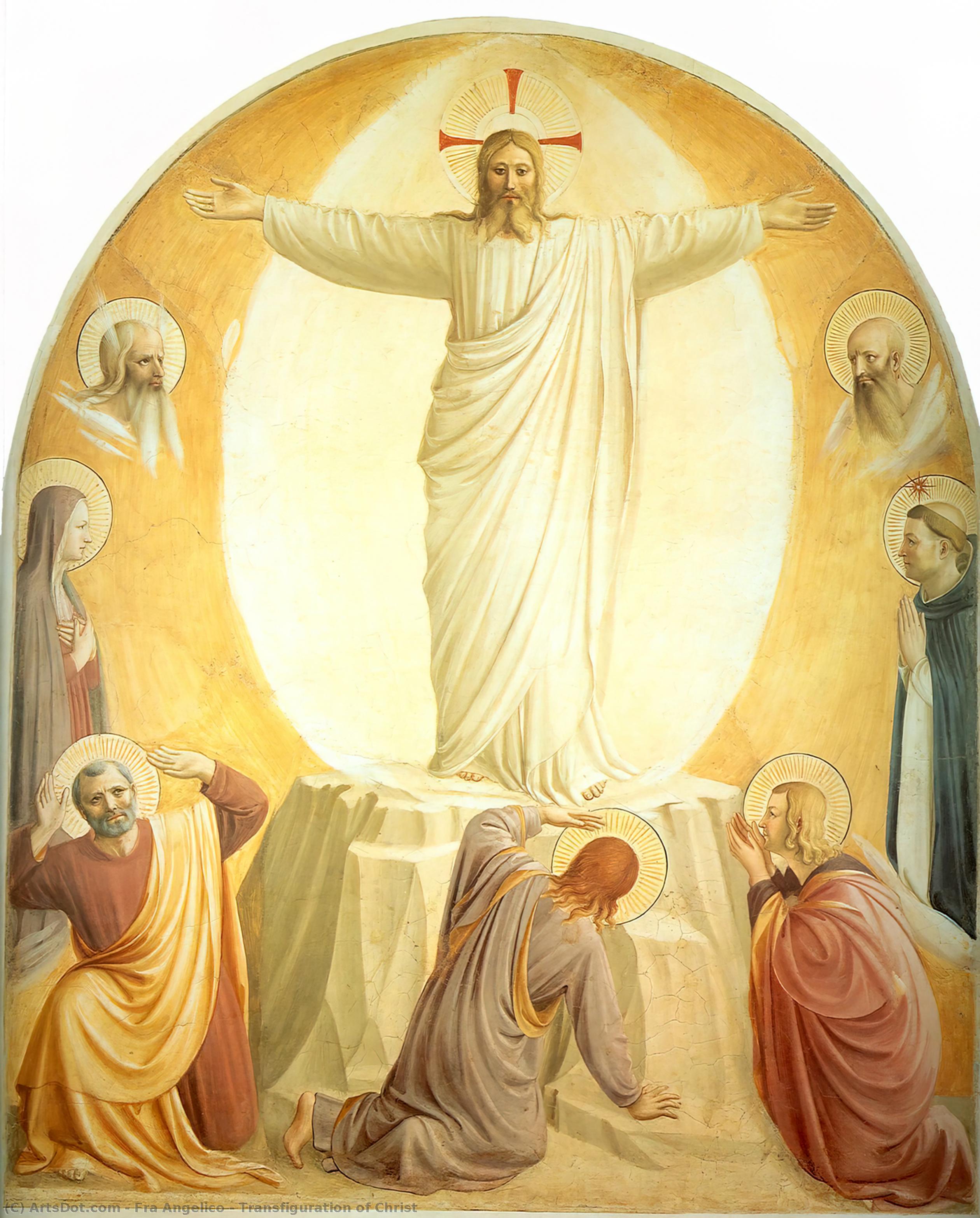 Buy Museum Art Reproductions Transfiguration of Christ by Fra Angelico (1395-1455, Italy) | ArtsDot.com