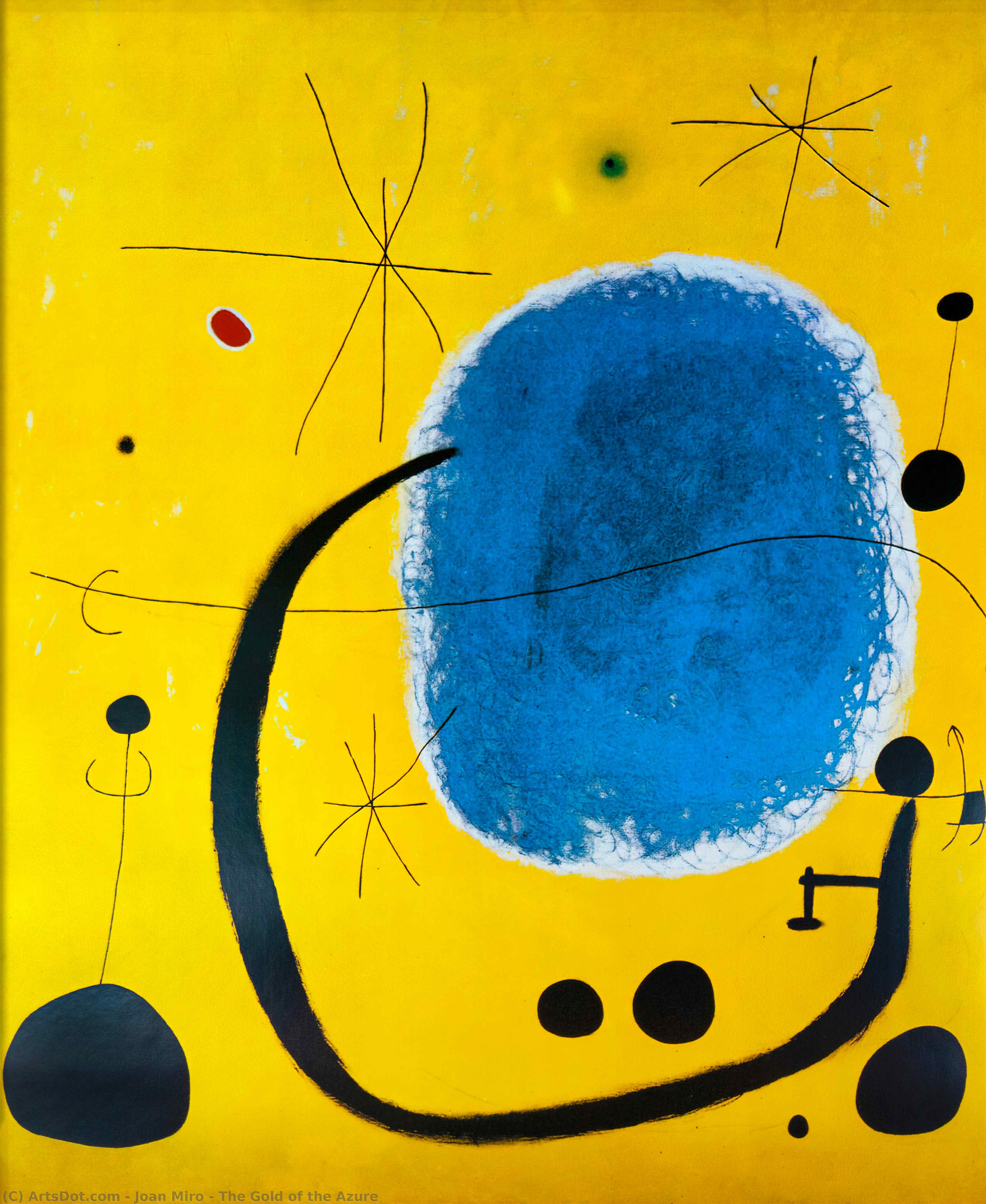 Order Artwork Replica The Gold of the Azure, 1967 by Joan Miró (Inspired By) (1893-1983, Spain) | ArtsDot.com