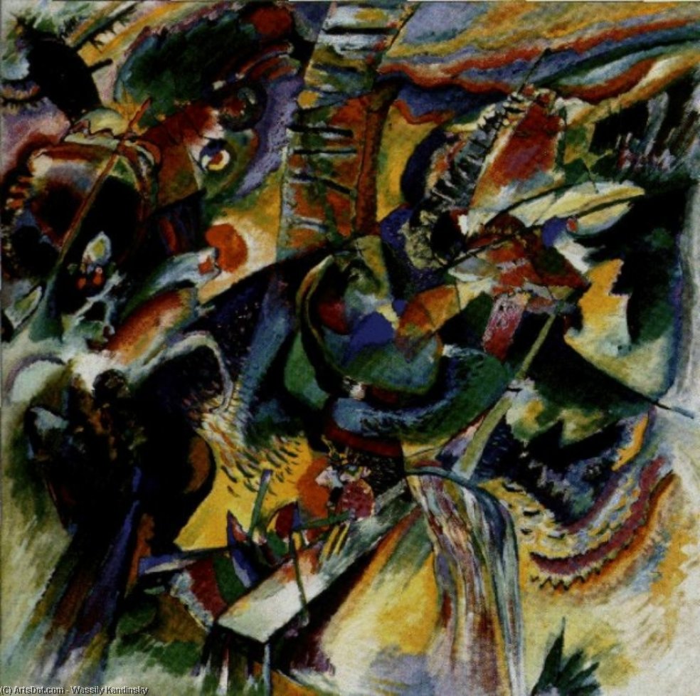 Order Artwork Replica Ravine Improvisation by Wassily Kandinsky (1866-1944, Russia) | ArtsDot.com
