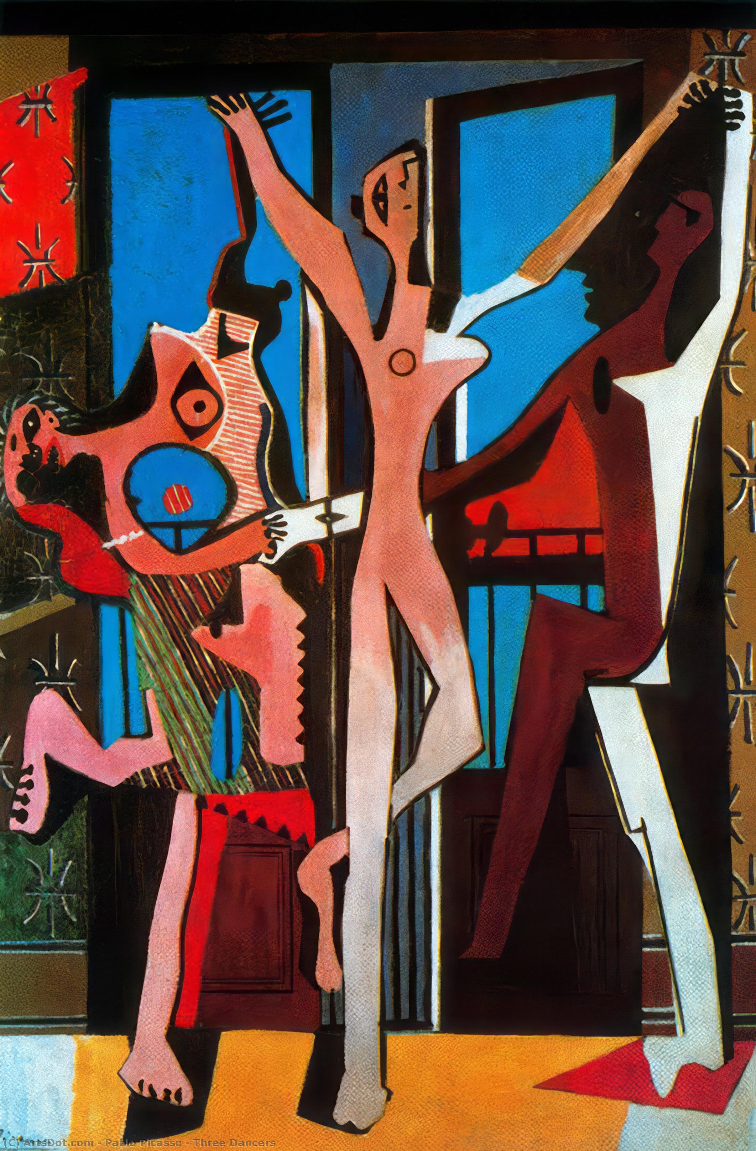 Order Artwork Replica Three Dancers by Pablo Picasso (Inspired By) (1881-1973, Spain) | ArtsDot.com