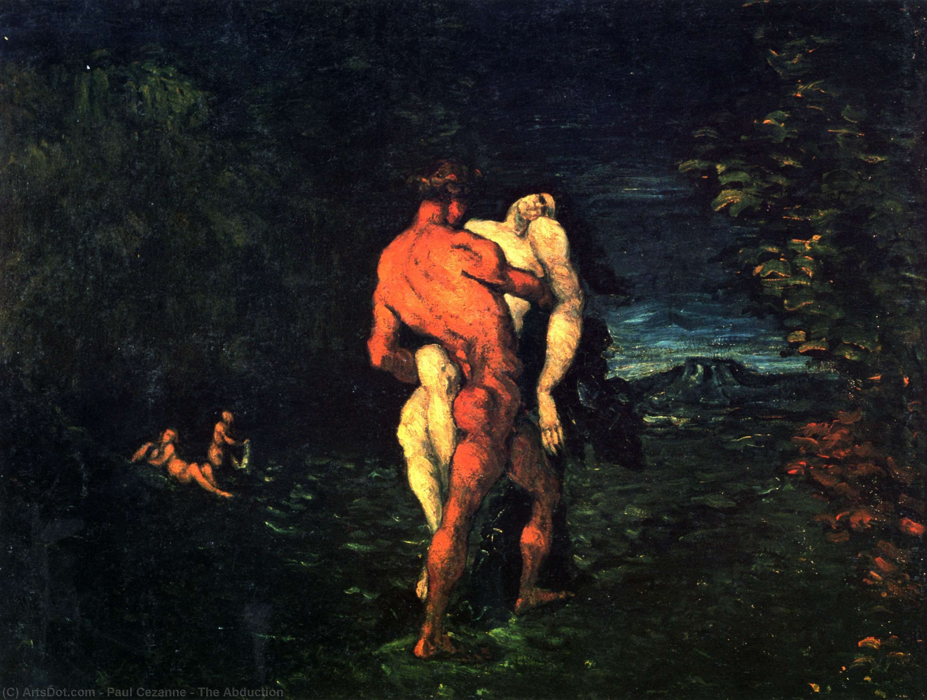 Order Oil Painting Replica The Abduction, 1867 by Paul Cezanne (1839-1906, France) | ArtsDot.com