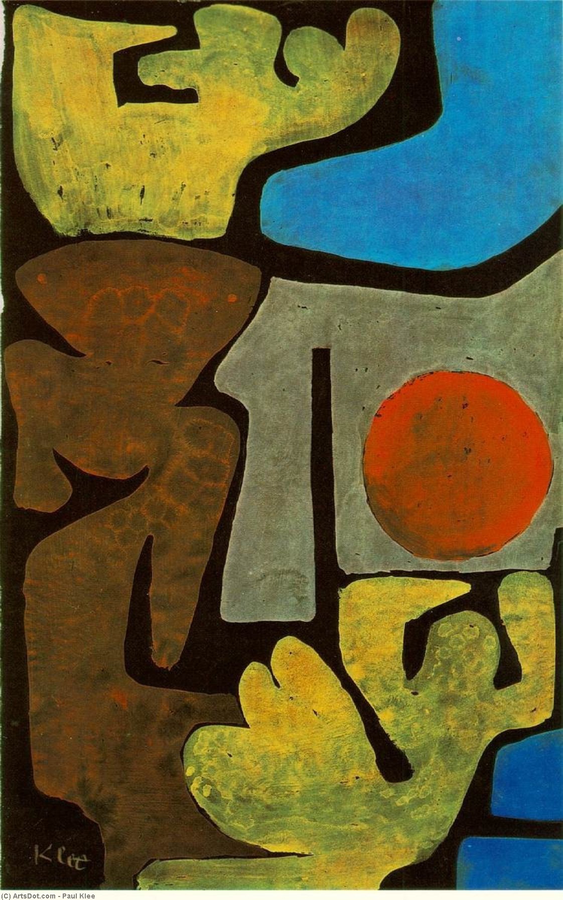 Order Paintings Reproductions Park of idols, 1938 by Paul Klee (1879-1940, Switzerland) | ArtsDot.com