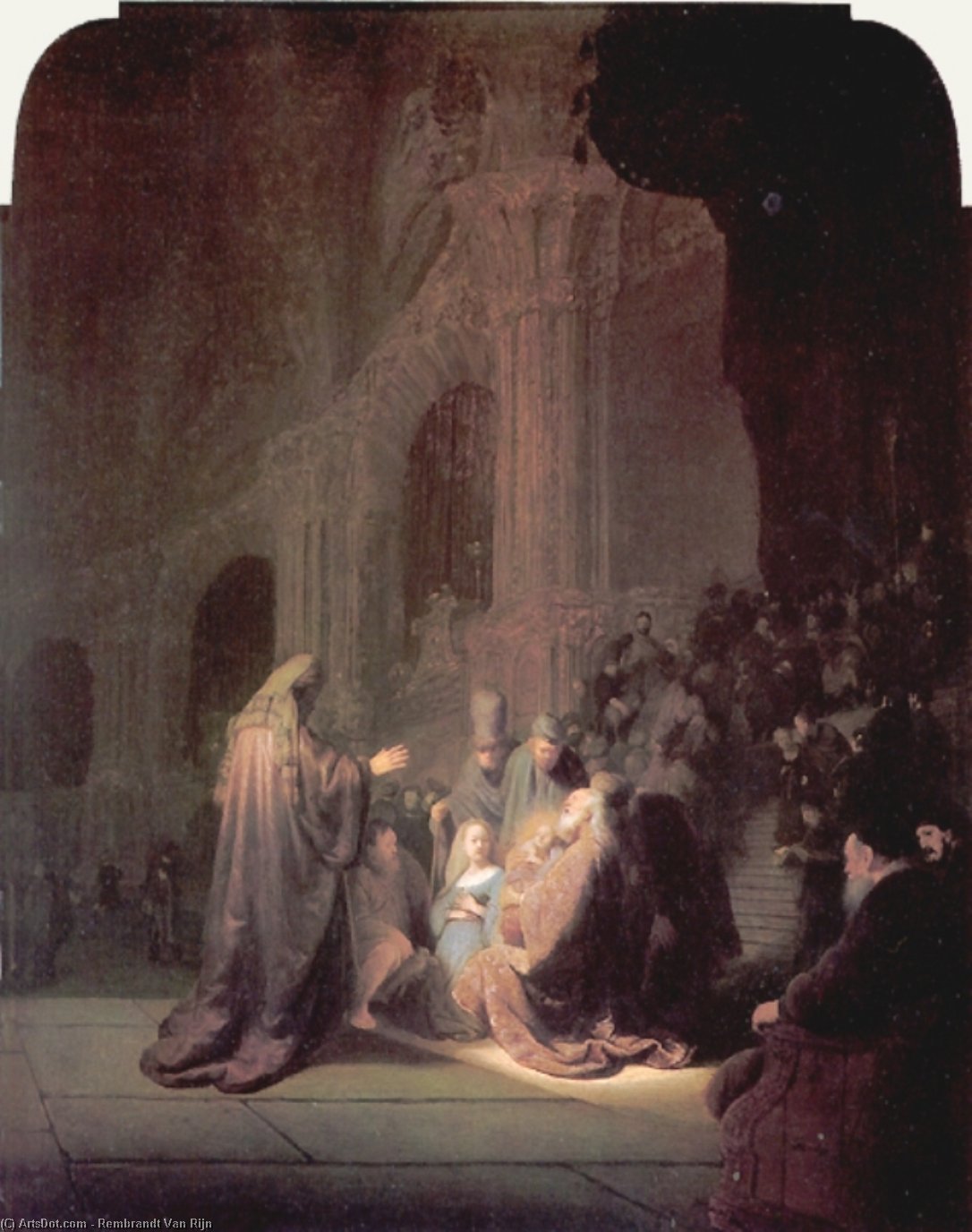 Acheter Reproductions D'art De Musée La présentation de Jésus dans le Temple, 1631 de Rembrandt Van Rijn (1606-1669, Netherlands) | ArtsDot.com