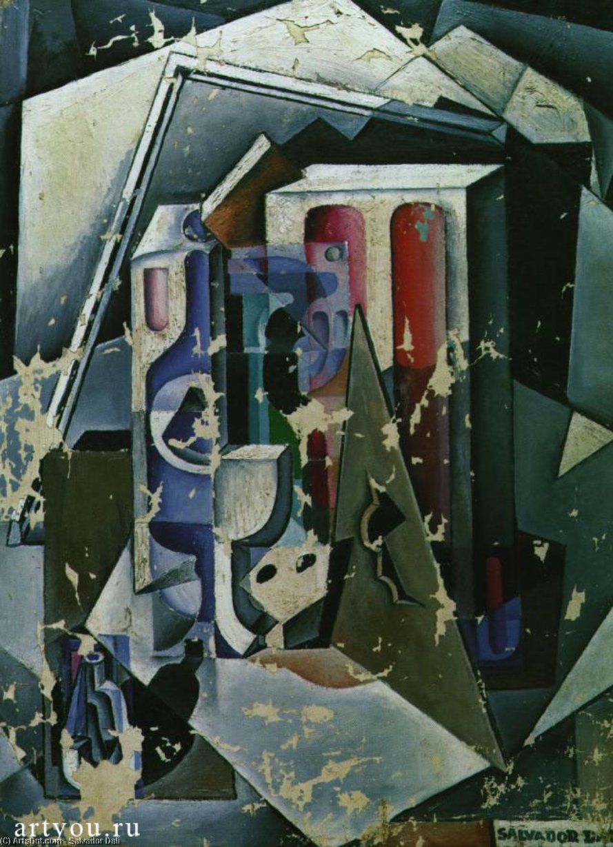 Order Oil Painting Replica Still Life, circa 1925 by Salvador Dali (Inspired By) (1904-1989, Spain) | ArtsDot.com
