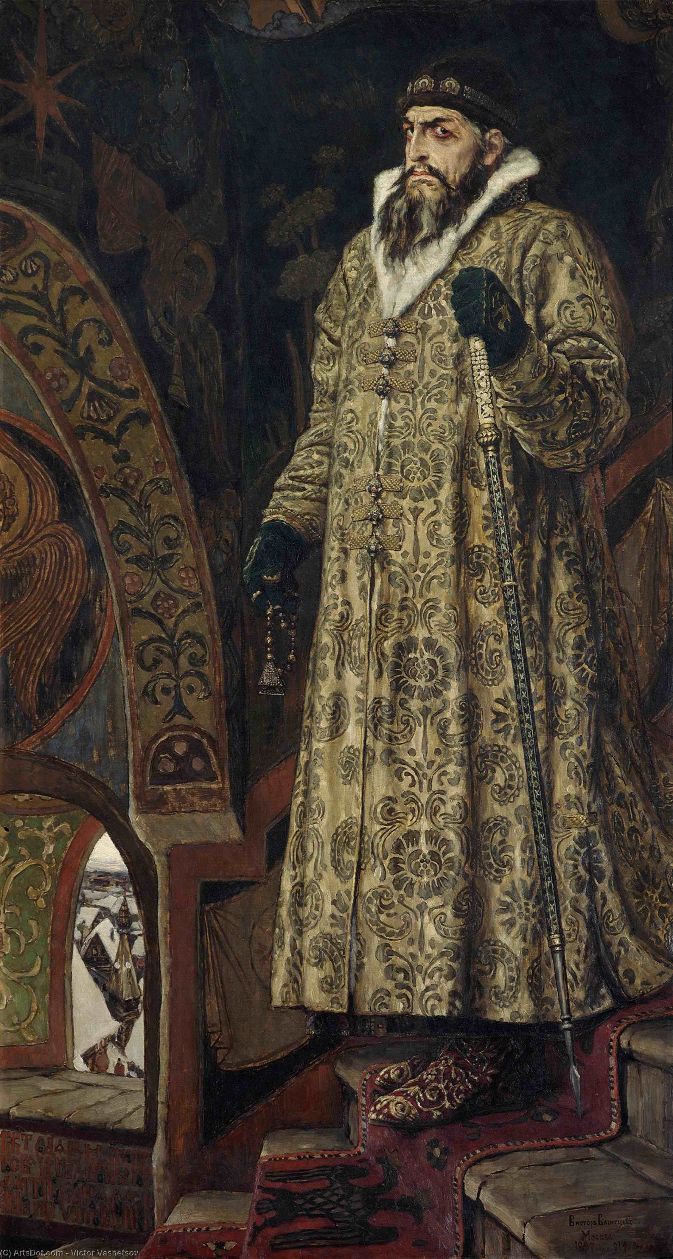 Buy Museum Art Reproductions Tsar Ivan IV the Terrible, 1897 by Victor Vasnetsov (1848-1926, Russia) | ArtsDot.com