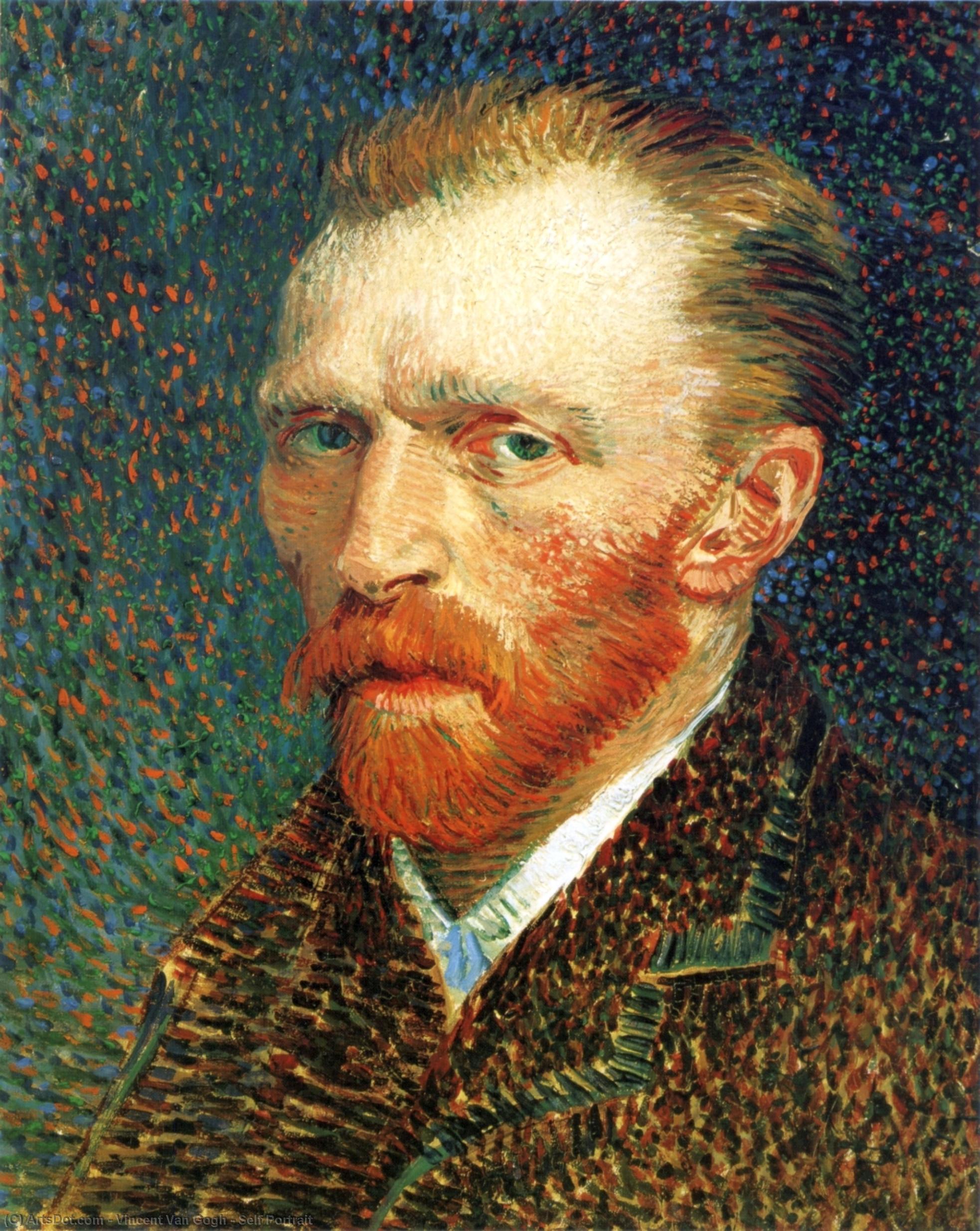 Order Artwork Replica Self Portrait, 1887 by Vincent Van Gogh (1853-1890, Netherlands) | ArtsDot.com