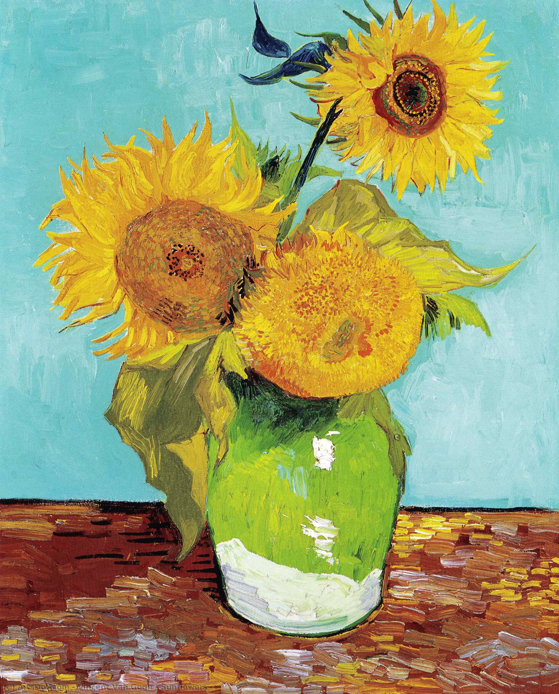 Order Oil Painting Replica Sunflowers, 1888 by Vincent Van Gogh (1853-1890, Netherlands) | ArtsDot.com