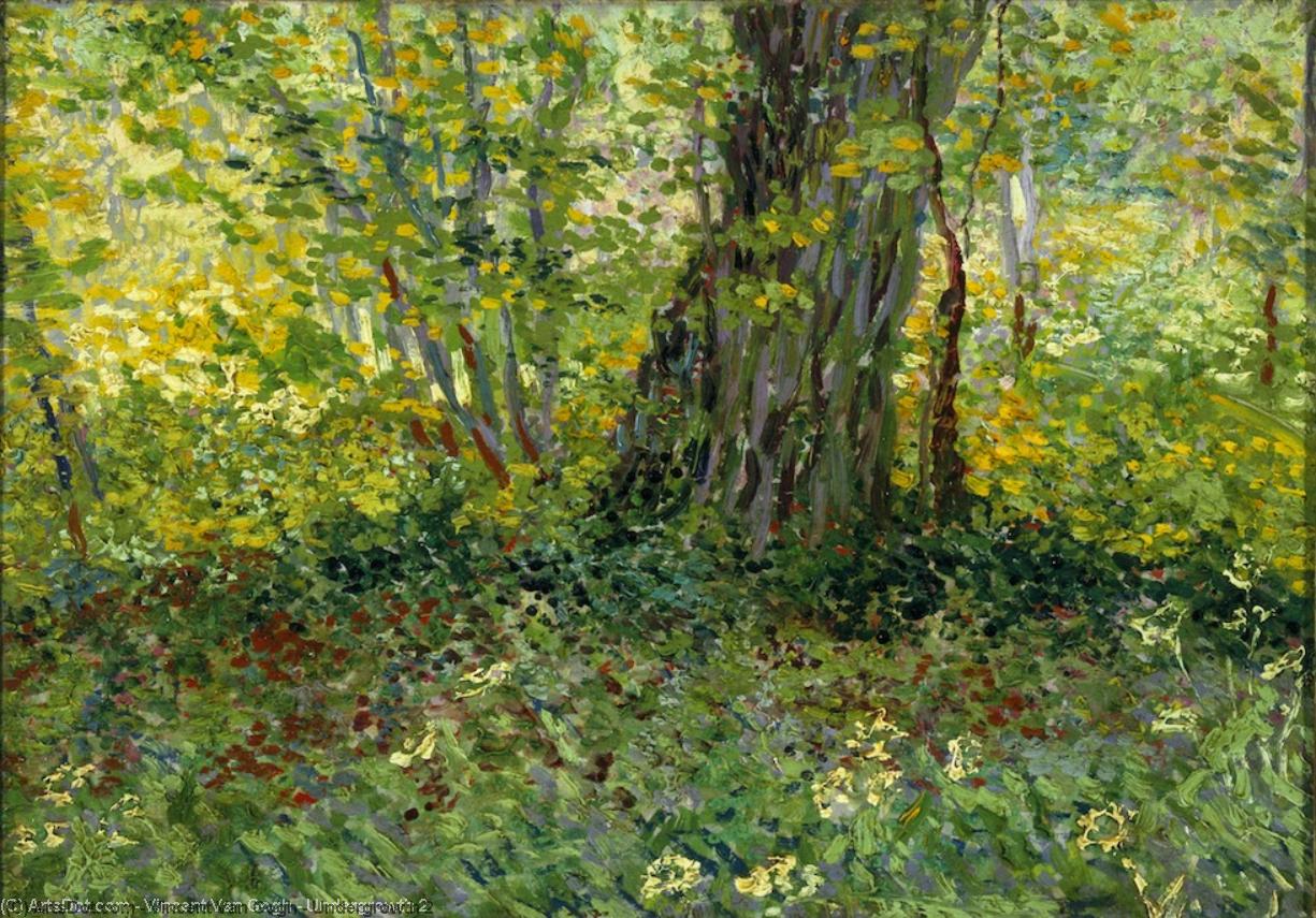 Buy Museum Art Reproductions Undergrowth 2 by Vincent Van Gogh (1853-1890, Netherlands) | ArtsDot.com