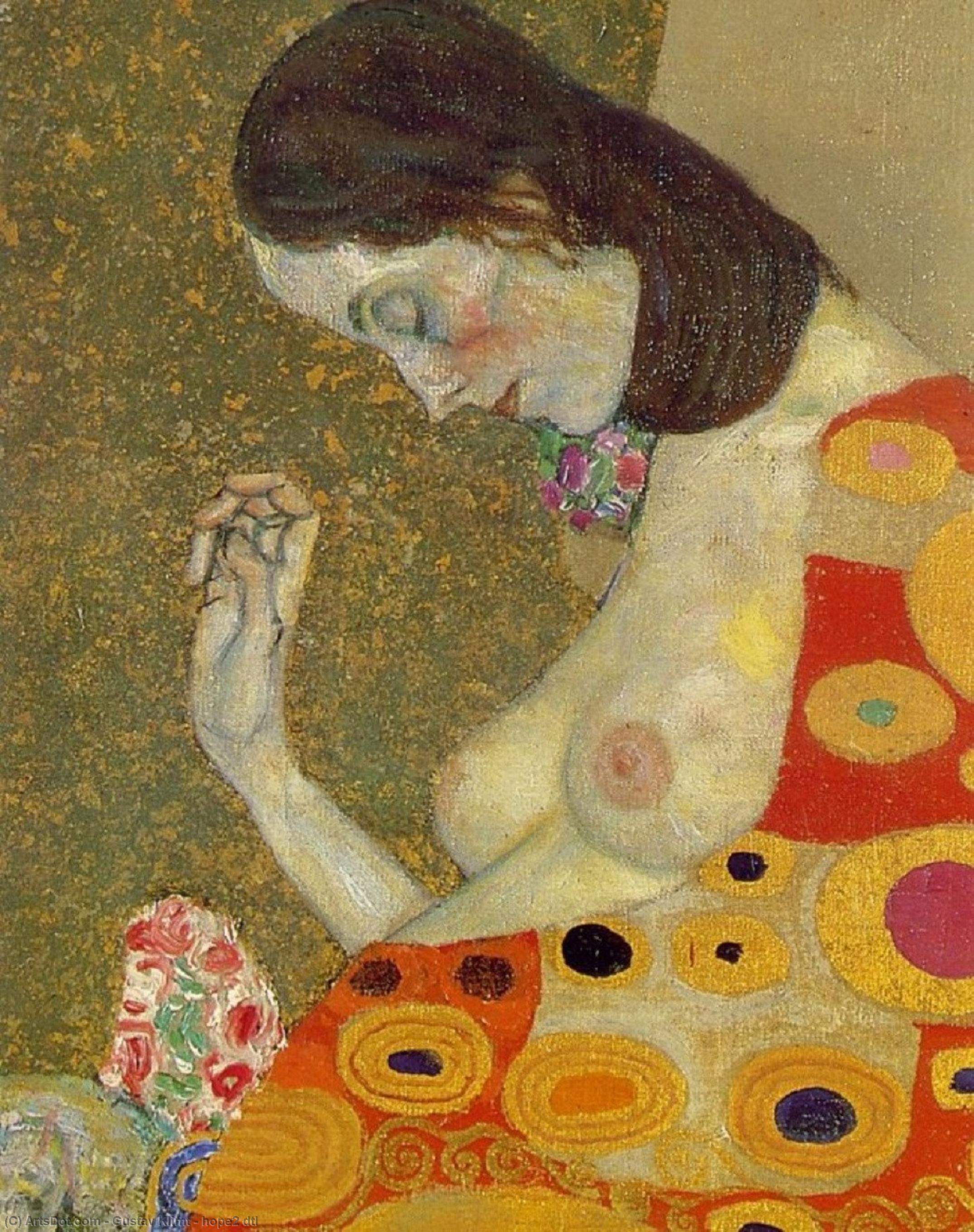 Order Paintings Reproductions hope2 dtl by Gustave Klimt (1862-1918, Austria) | ArtsDot.com