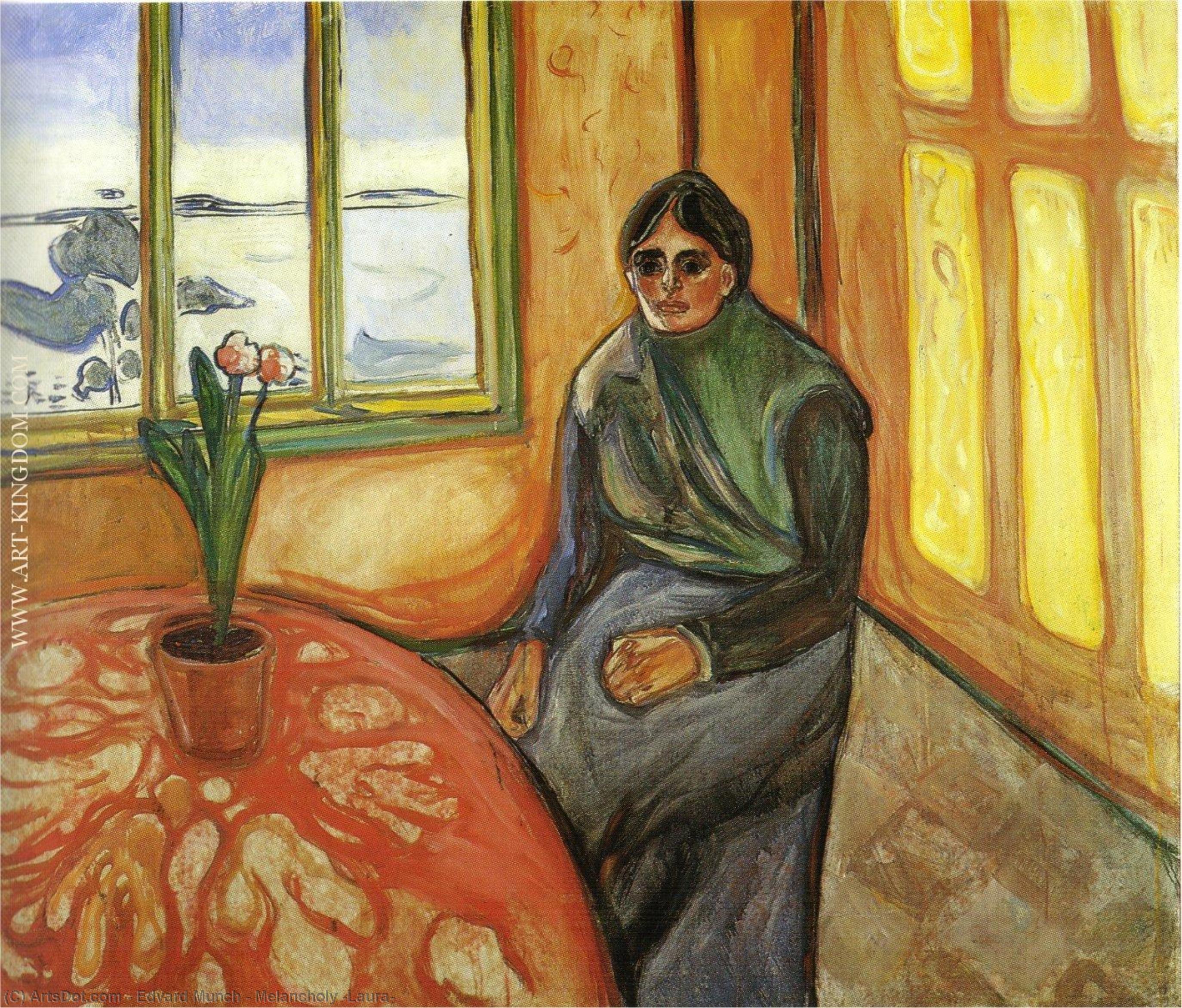 Buy Museum Art Reproductions Melancholy (Laura), 1899 by Edvard Munch (1863-1944, Sweden) | ArtsDot.com