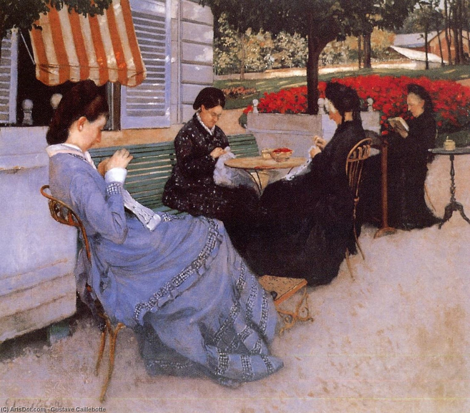 Order Oil Painting Replica Portraits in the Countryside, 1876 by Gustave Caillebotte (1848-1894, France) | ArtsDot.com