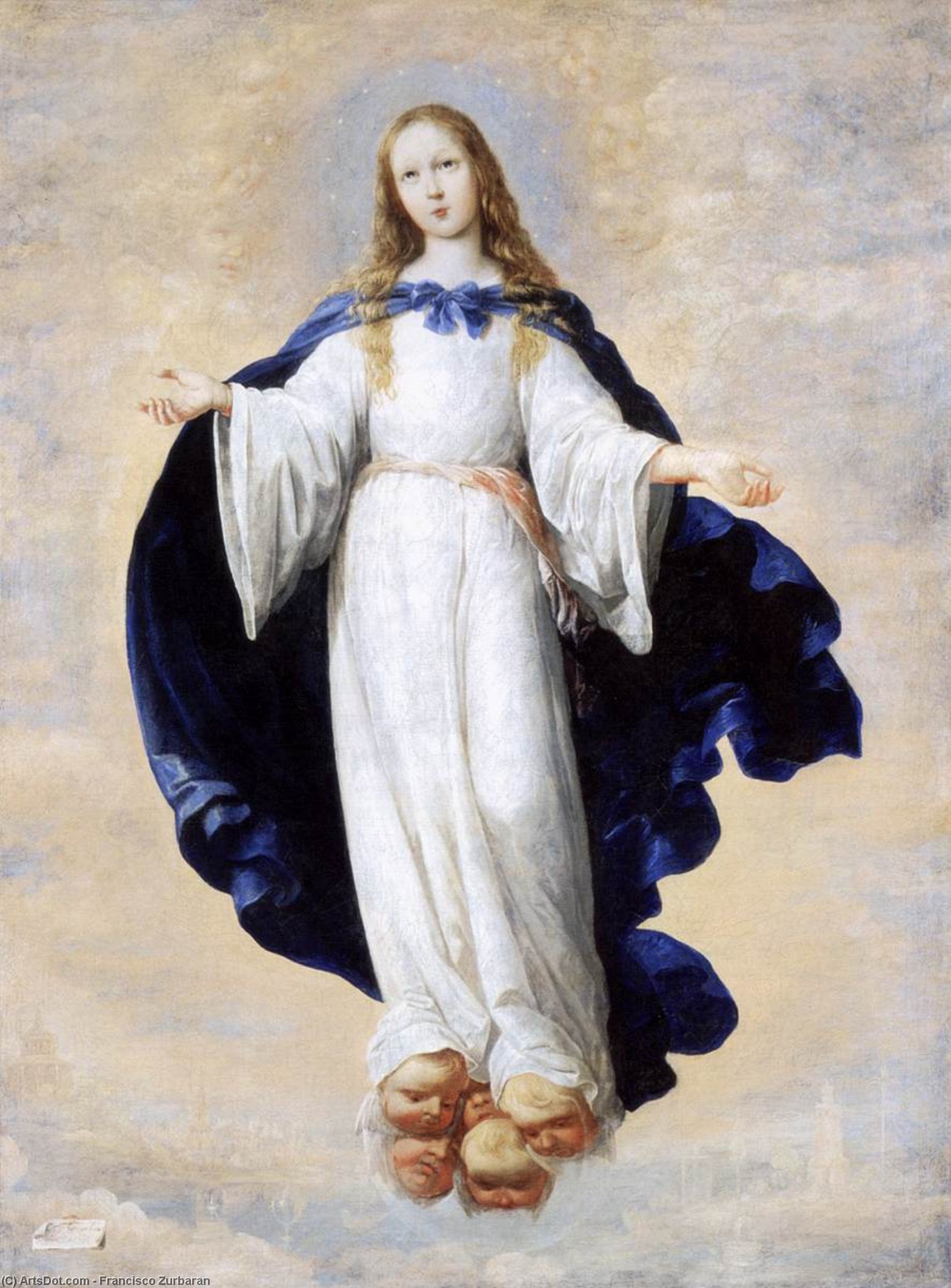 Order Oil Painting Replica The Immaculate Conception1 by Francisco Zurbaran (1598-1664, Spain) | ArtsDot.com