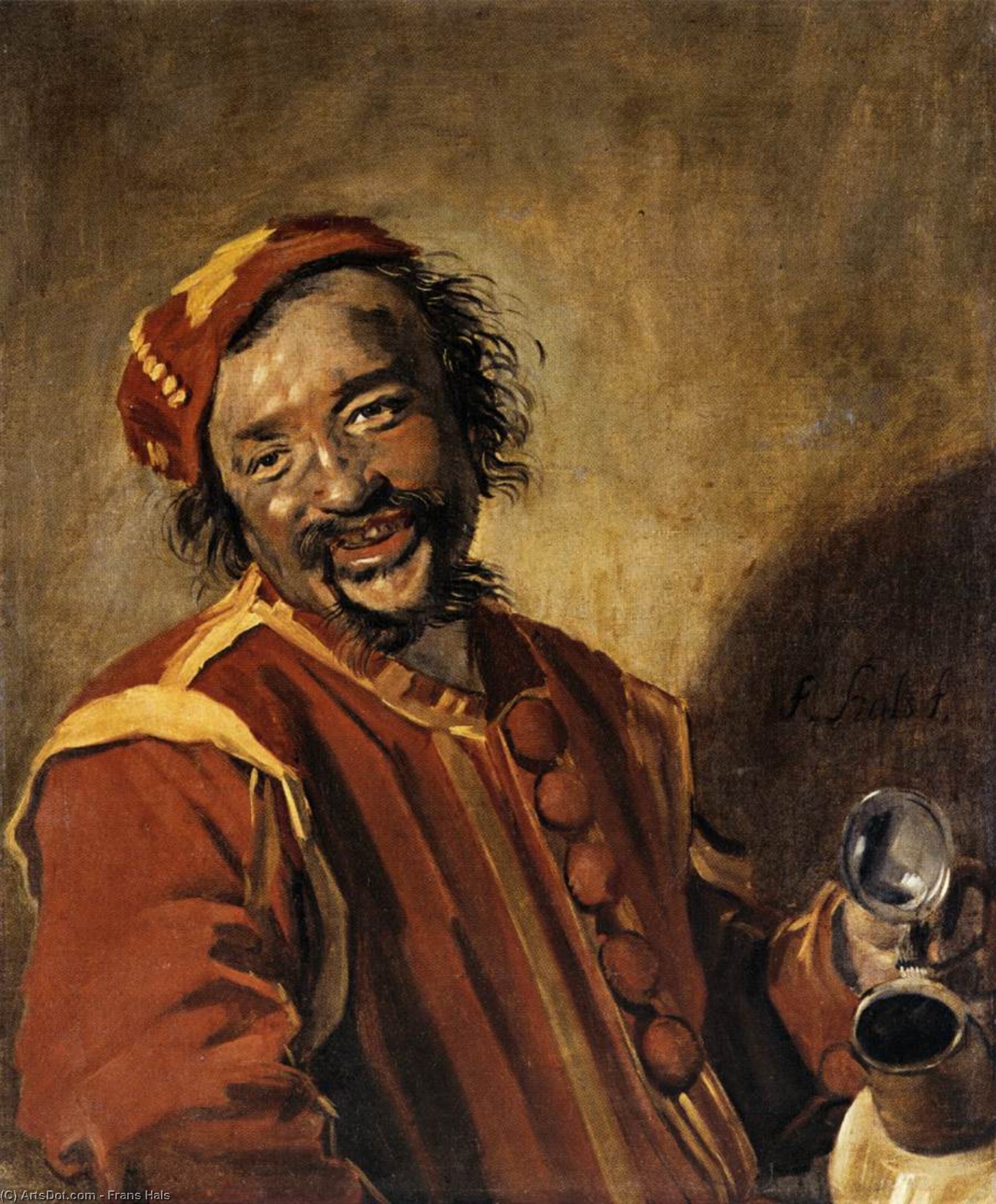 順序 「アート再現 ピーケルハリング, 1628 バイ Frans Hals (1580-1666, Belgium) | ArtsDot.com