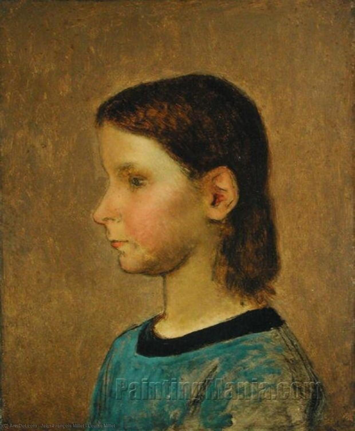 Order Paintings Reproductions Louise Millet by Jean-François Millet (1814-1875, France) | ArtsDot.com