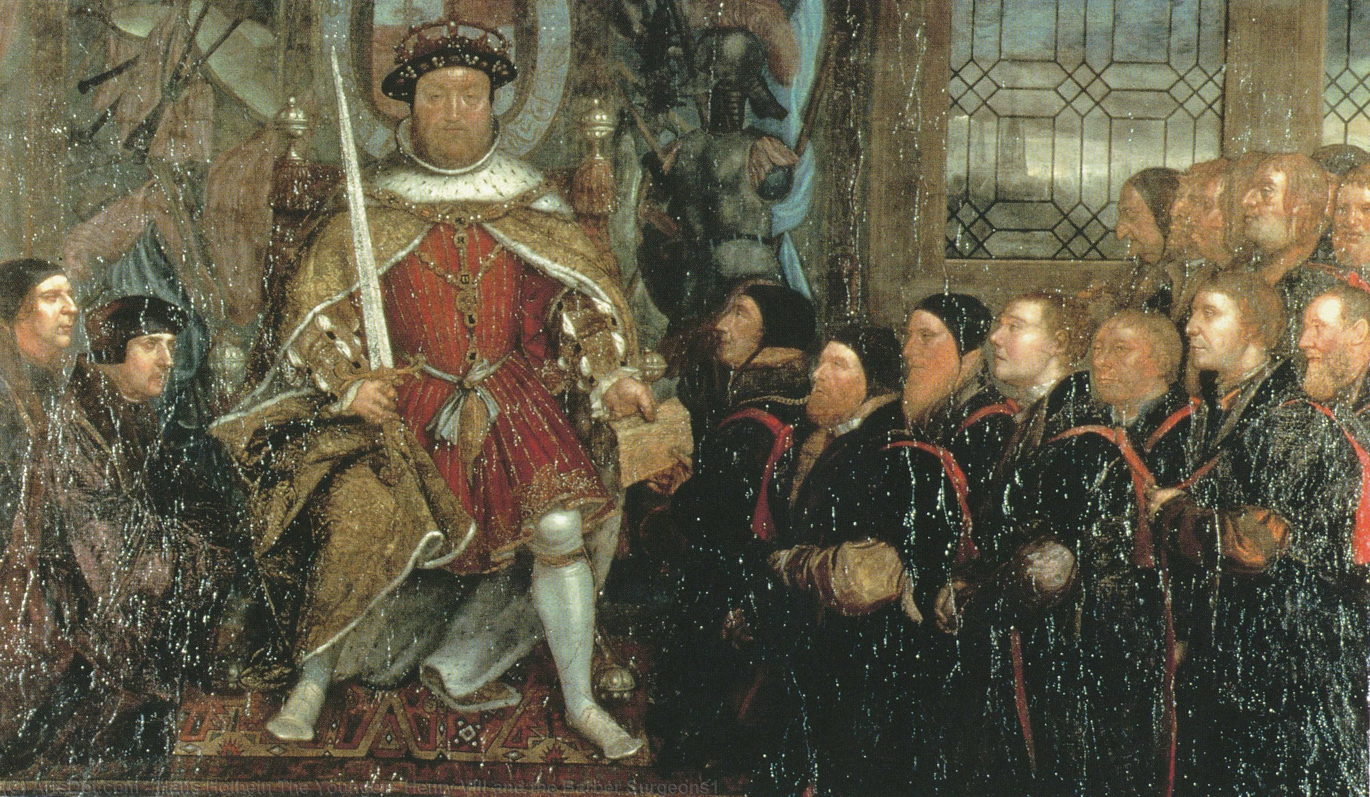 Order Artwork Replica Henry VIII and the Barber Surgeons1 by Hans Holbein The Younger (1497-1543, Italy) | ArtsDot.com