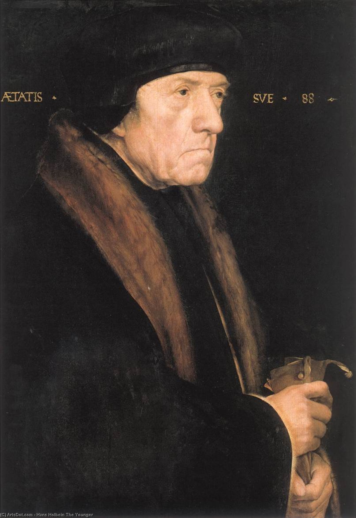 Order Art Reproductions Portrait of John Chambers, 1543 by Hans Holbein The Younger (1497-1543, Italy) | ArtsDot.com