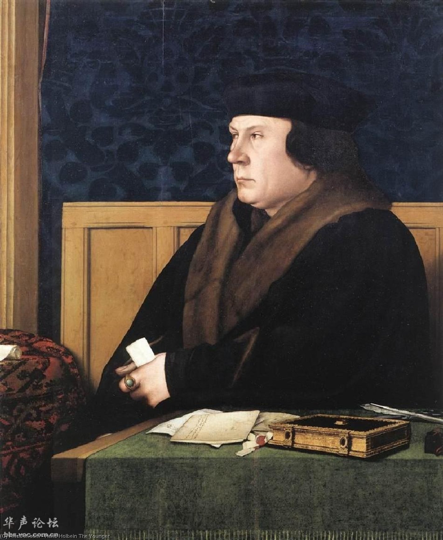 购买 博物馆艺术复制品，艺术复制品，绘画复制品，博物馆质量版画，美术复制品，着名绘画复制品，博物馆品质复制品，帆布艺术版画 托马斯·克伦威尔的肖像, 1533 通过 Hans Holbein The Younger (1497-1543, Italy) | ArtsDot.com