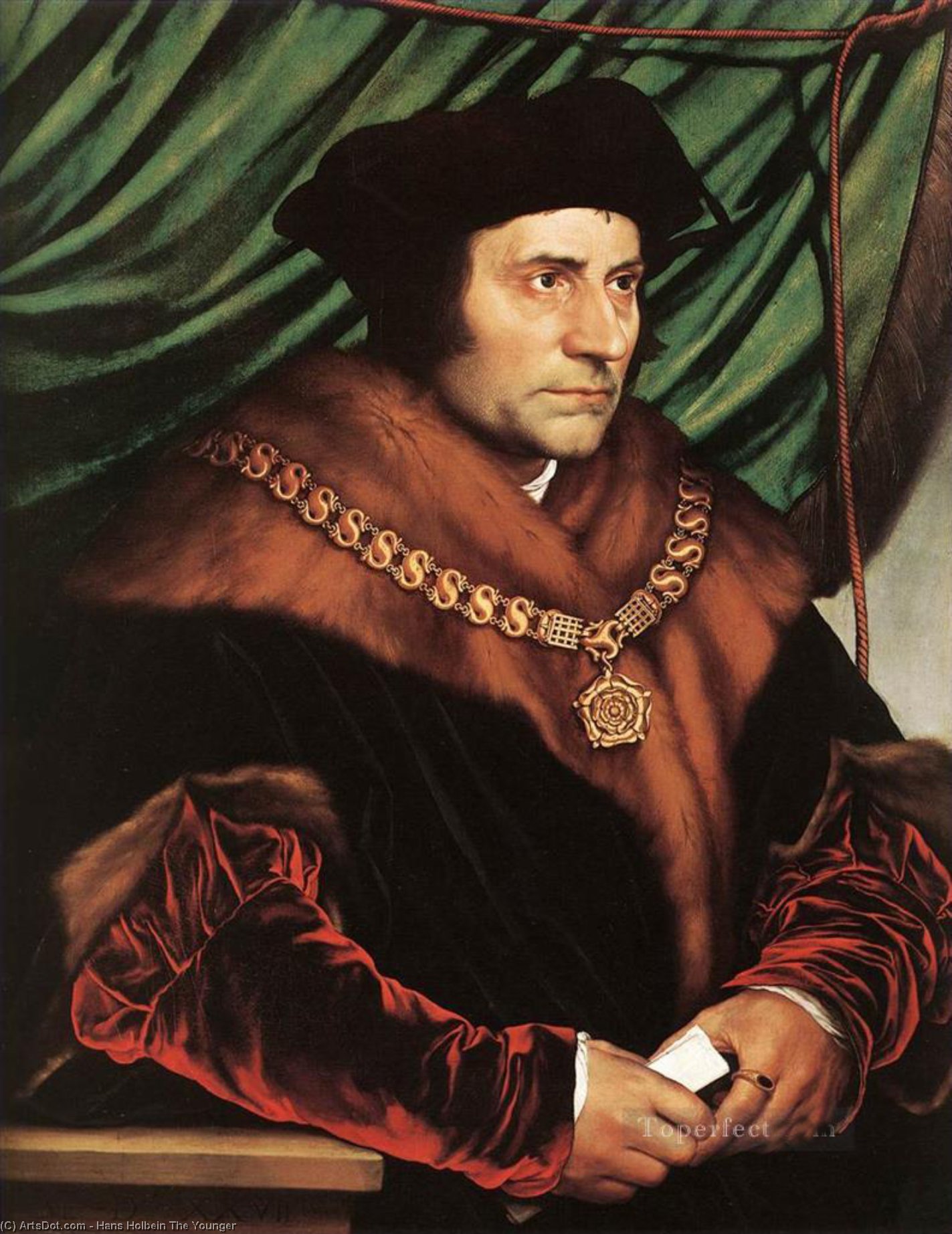 Ordinare Riproduzioni D'arte Sir Thomas More, 1527 di Hans Holbein The Younger (1497-1543, Italy) | ArtsDot.com