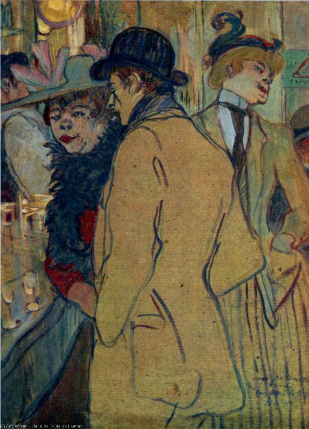 Buy Museum Art Reproductions Alfred la Guigne, 1894 by Henri De Toulouse Lautrec (1864-1901, France) | ArtsDot.com