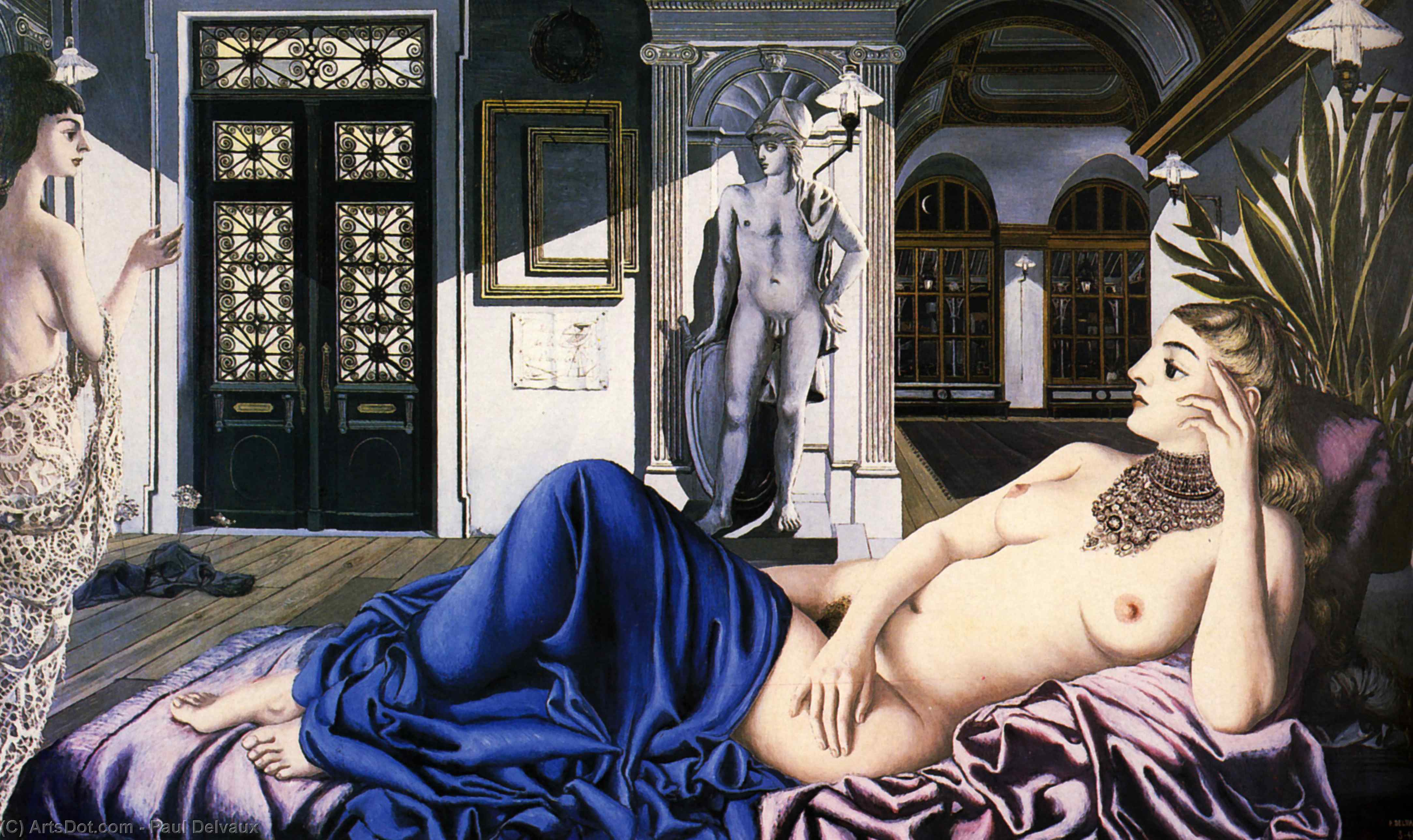 Buy Museum Art Reproductions In Praise of Melancholy, 1948 by Paul Delvaux (Inspired By) (1897-1994, Belgium) | ArtsDot.com