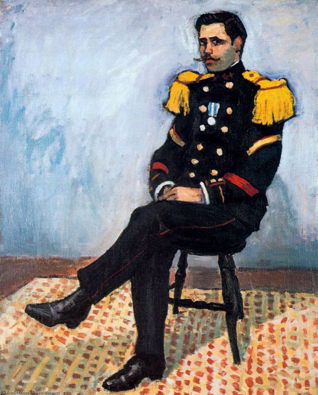 Buy Museum Art Reproductions Sargent of the colonial infantery by Albert Marquet (1875-1947, France) | ArtsDot.com