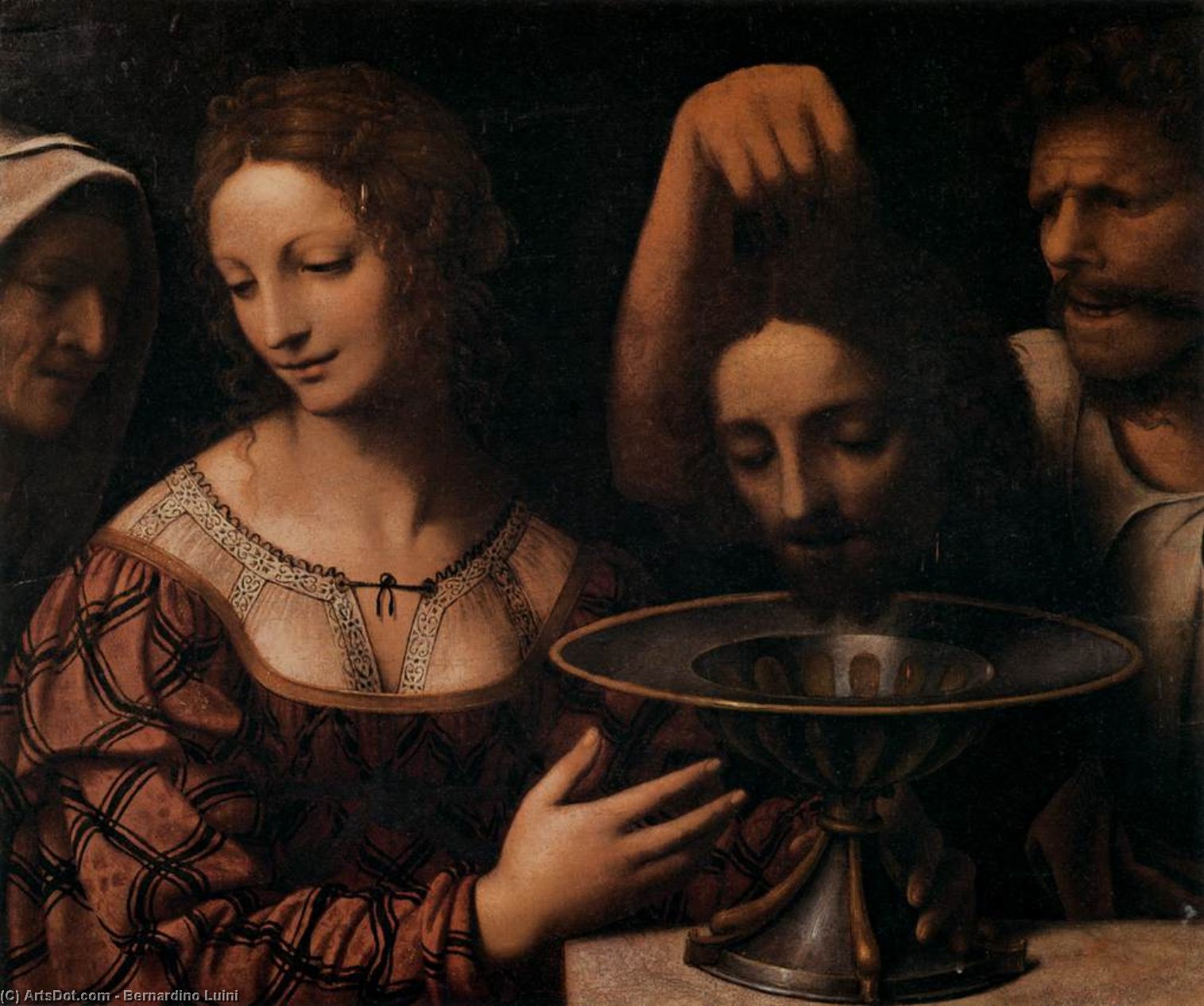 Order Oil Painting Replica Salome by Bernardino Luini (1480-1532, Italy) | ArtsDot.com
