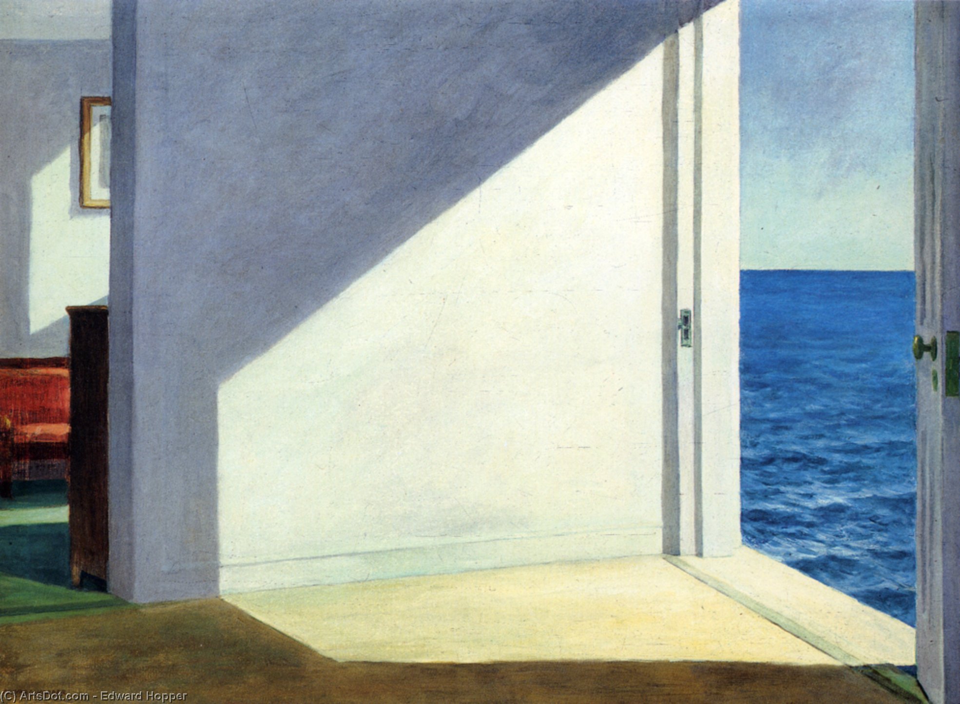 Order Artwork Replica Rooms By The Sea, 1951 by Edward Hopper (Inspired By) (1931-1967, United States) | ArtsDot.com