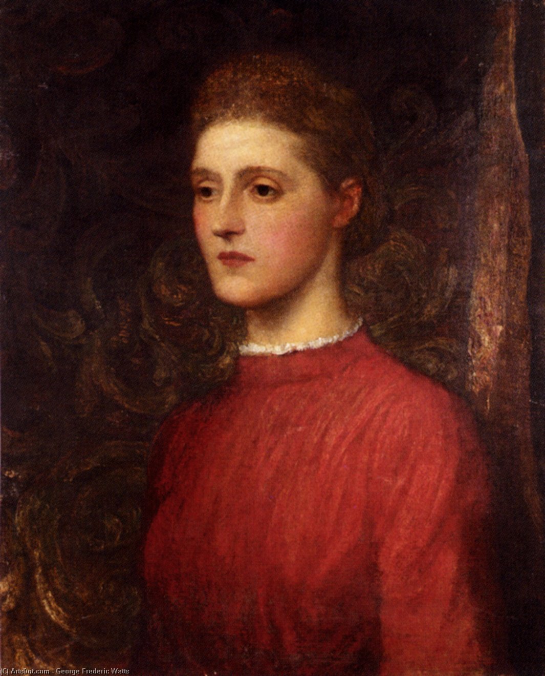 Order Oil Painting Replica Portrait Of A Lady by George Frederic Watts (1817-1904, United Kingdom) | ArtsDot.com