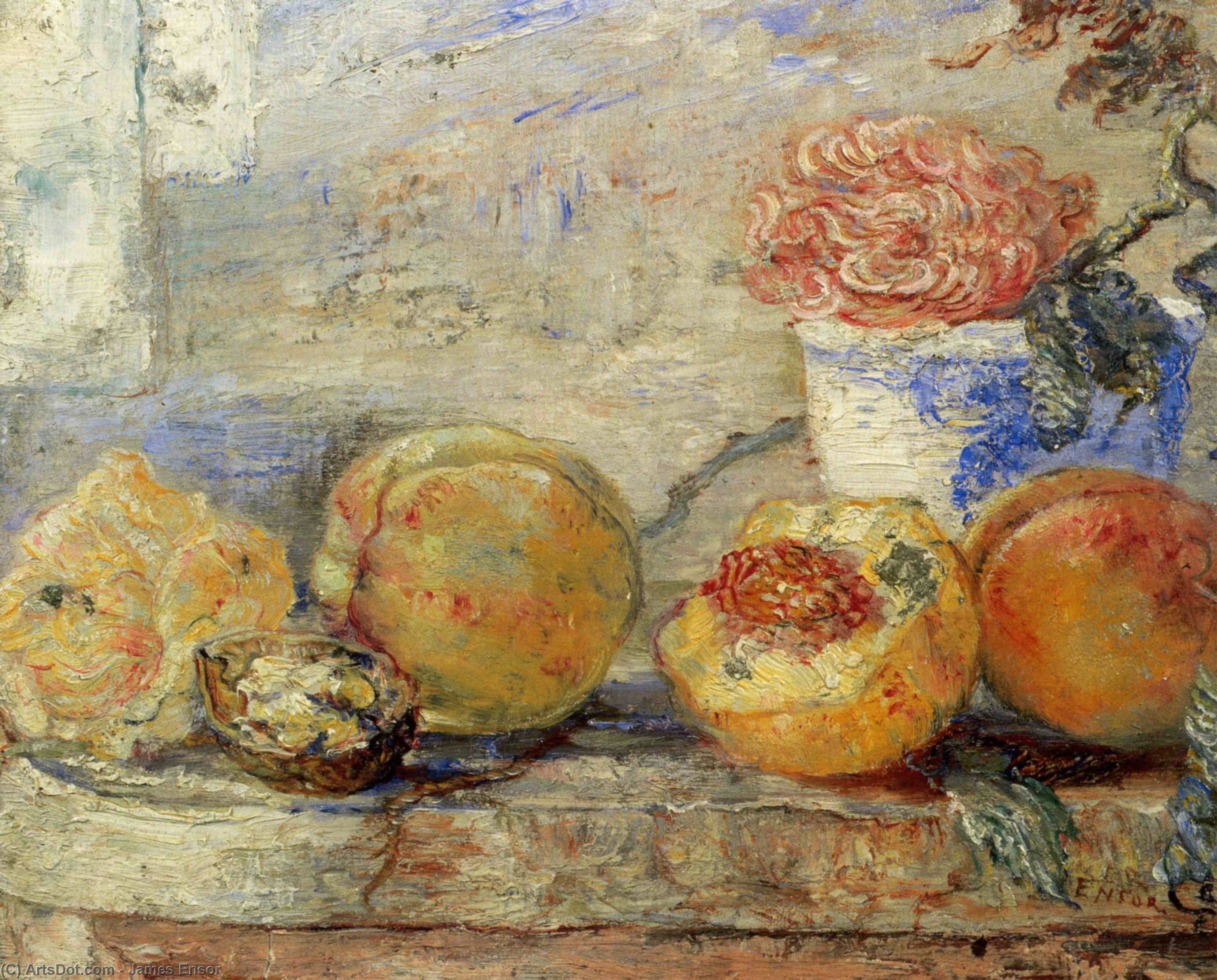 Order Oil Painting Replica Les Peches by James Ensor (1860-1949, Belgium) | ArtsDot.com