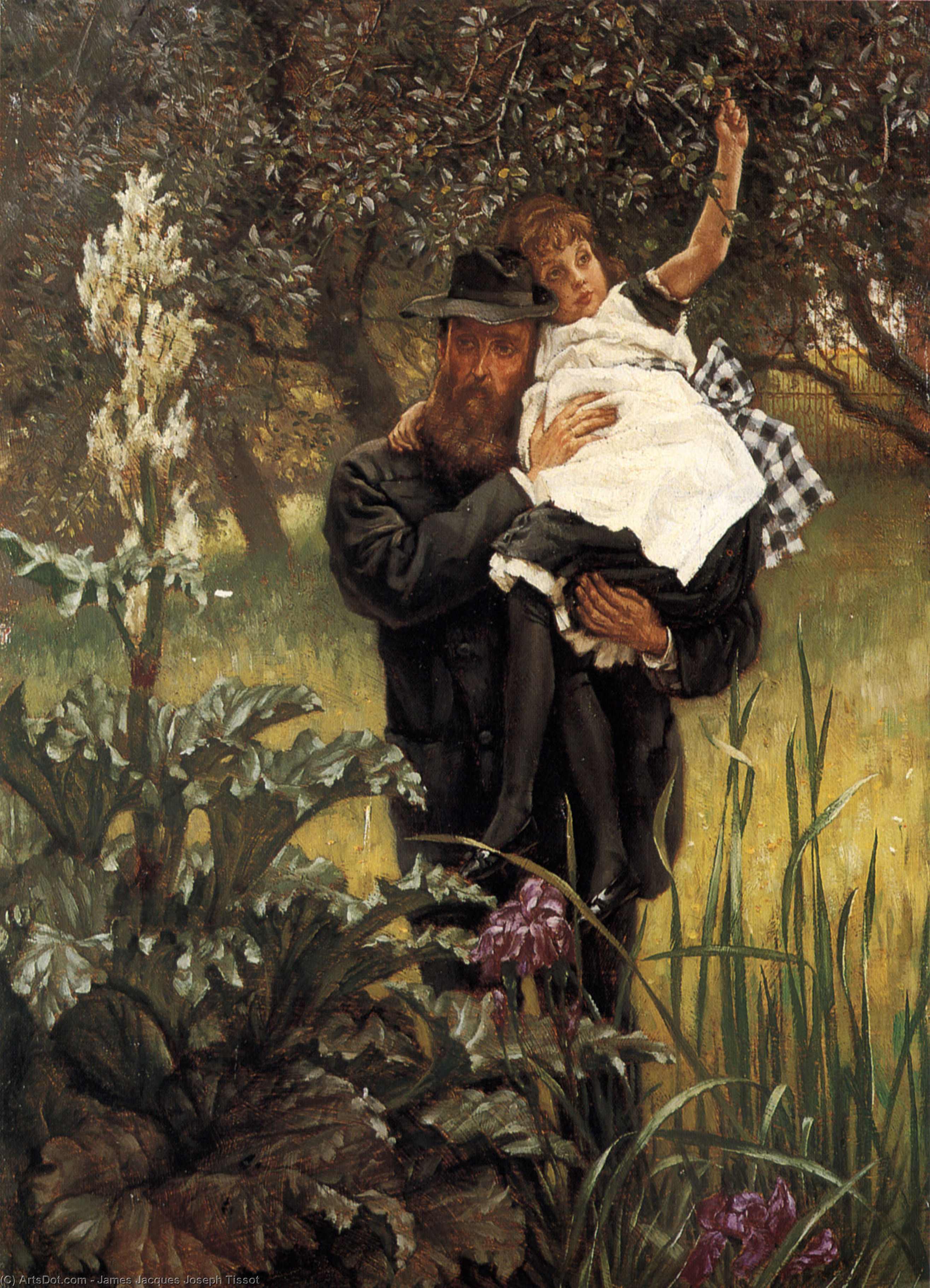 Buy Museum Art Reproductions The Widower by James Jacques Joseph Tissot (1836-1902, France) | ArtsDot.com