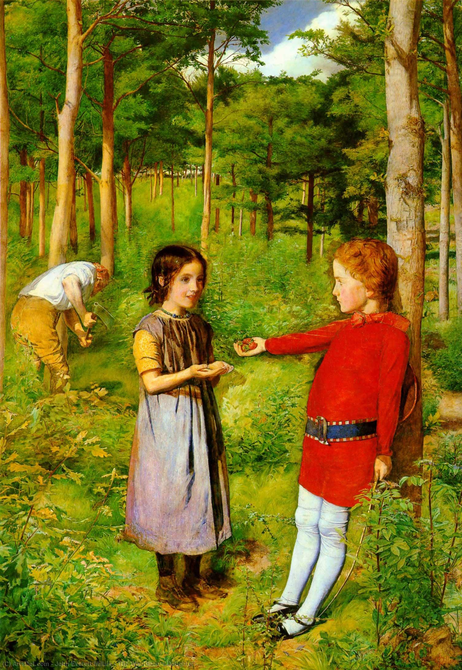 Order Paintings Reproductions The Woodman`s Daughter, 1851 by John Everett Millais | ArtsDot.com