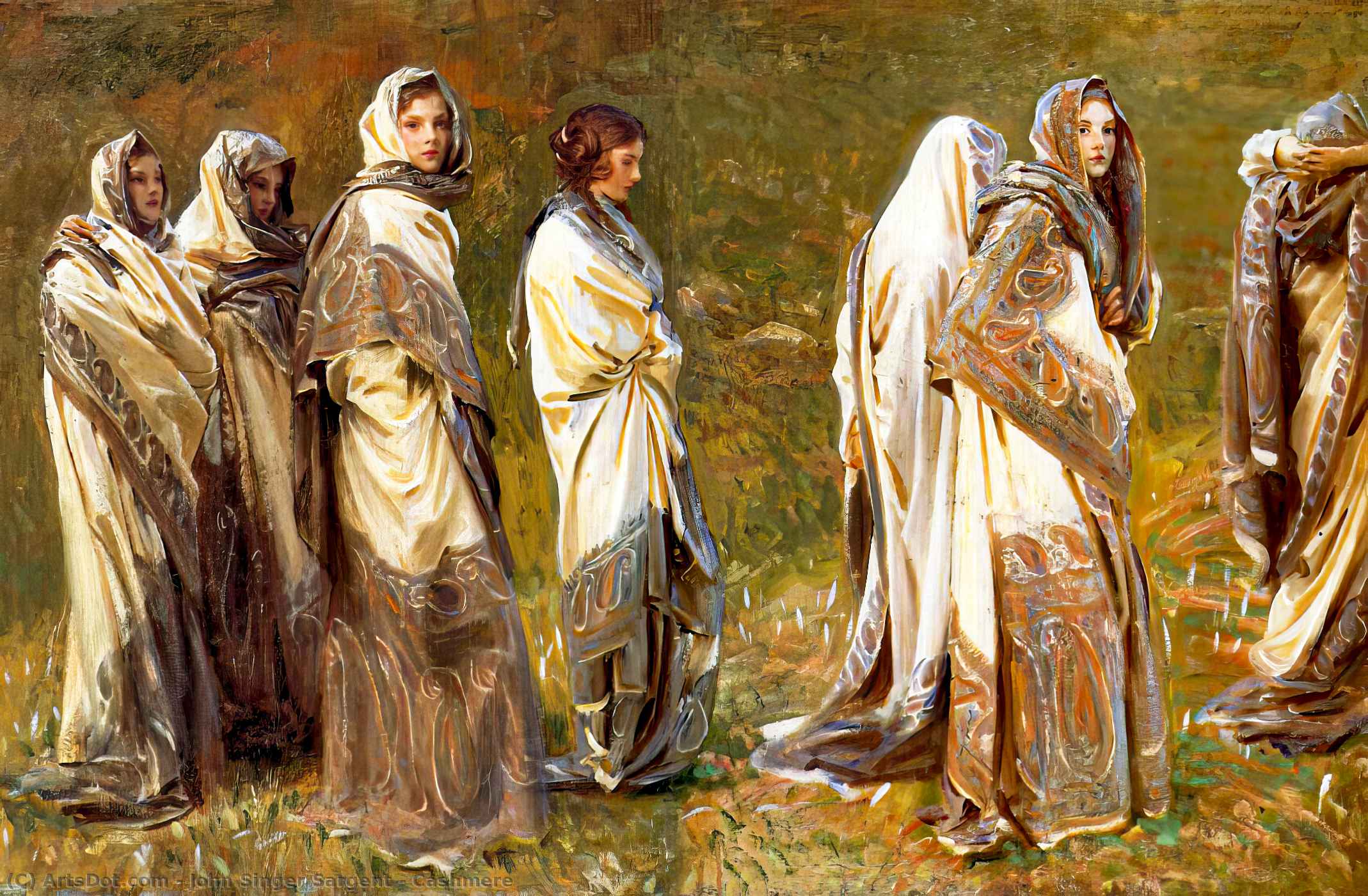 Order Paintings Reproductions Cashmere, 1908 by John Singer Sargent (1856-1925, Italy) | ArtsDot.com