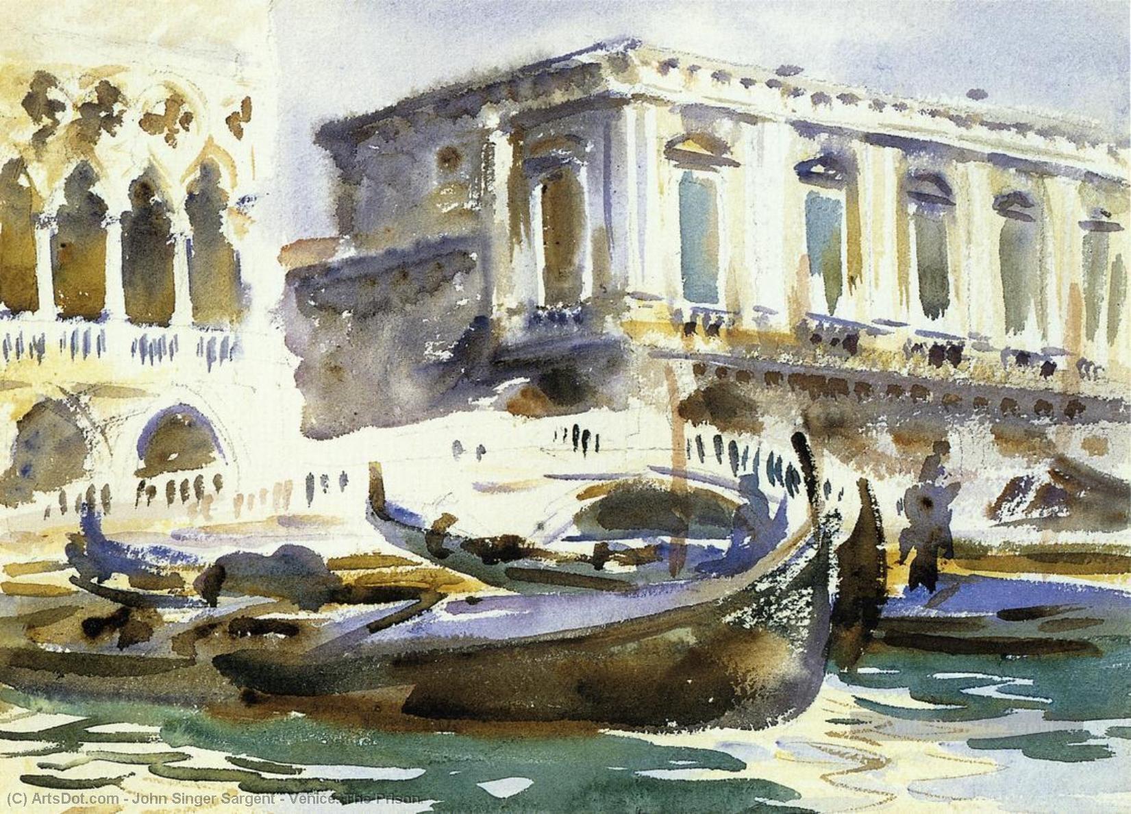 Order Oil Painting Replica Venice. The Prison, 1903 by John Singer Sargent (1856-1925, Italy) | ArtsDot.com