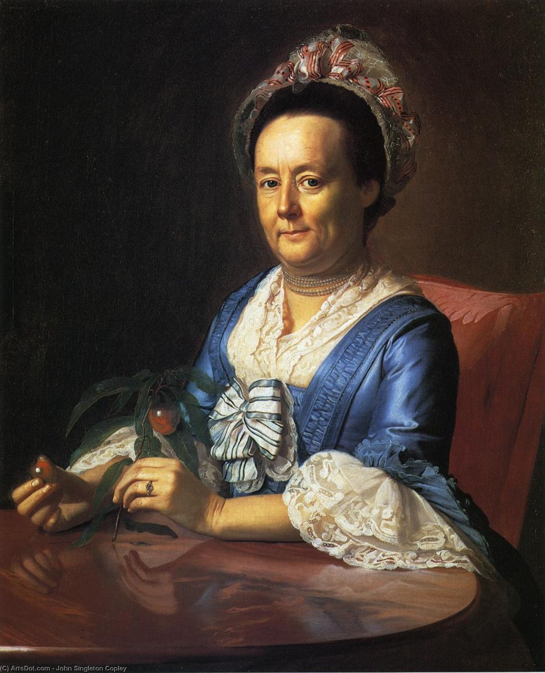 Buy Museum Art Reproductions Mrs. John Winthrop (Hannah Fayerweather), 1773 by John Singleton Copley (1738-1815, United Kingdom) | ArtsDot.com