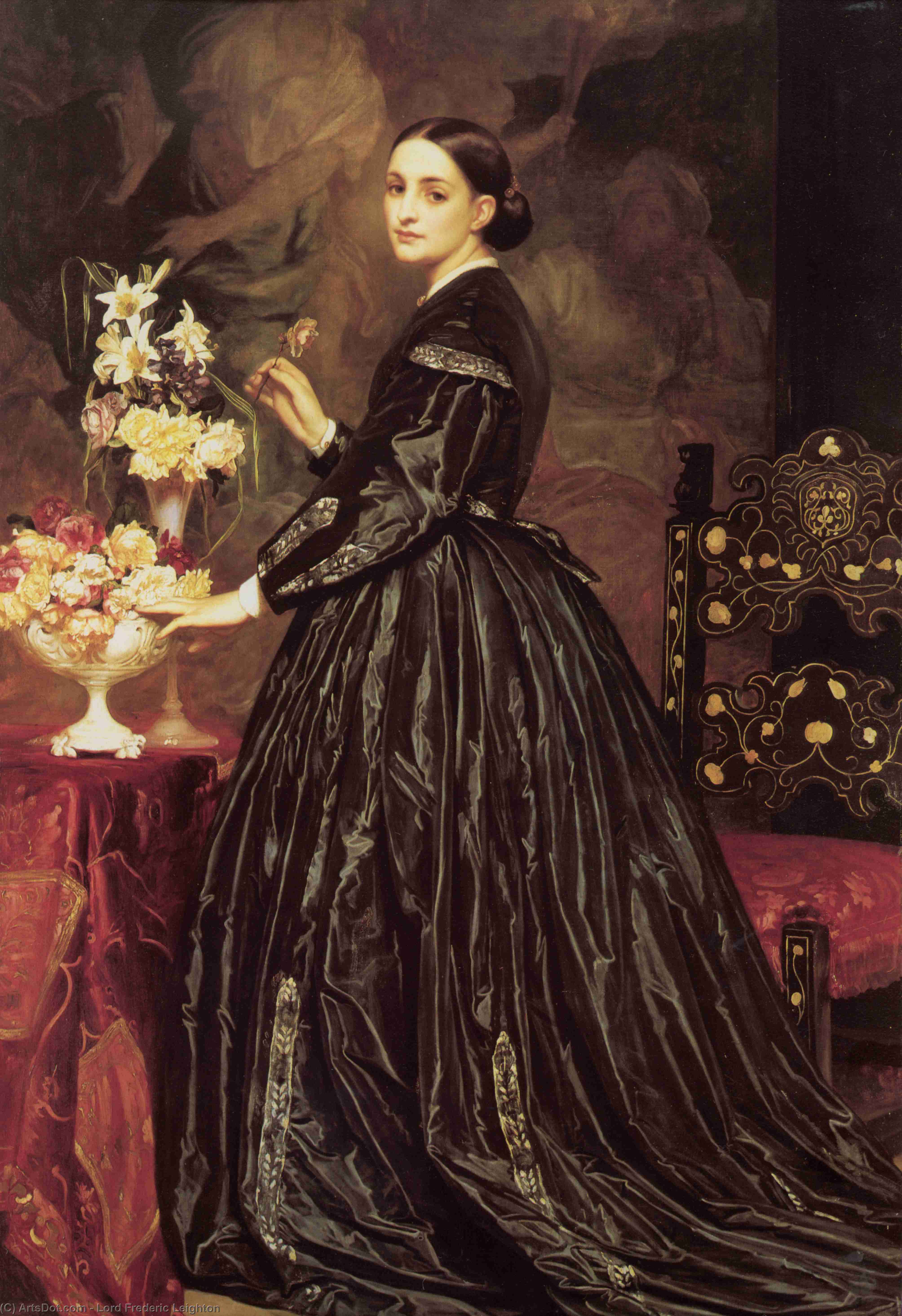 Buy Museum Art Reproductions Mrs James Guthrie by Lord Frederic Leighton | ArtsDot.com