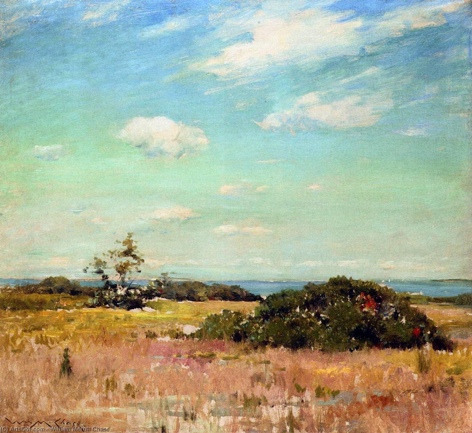 Order Artwork Replica Shinnecock Hills, Long Island by William Merritt Chase (1849-1916, United States) | ArtsDot.com