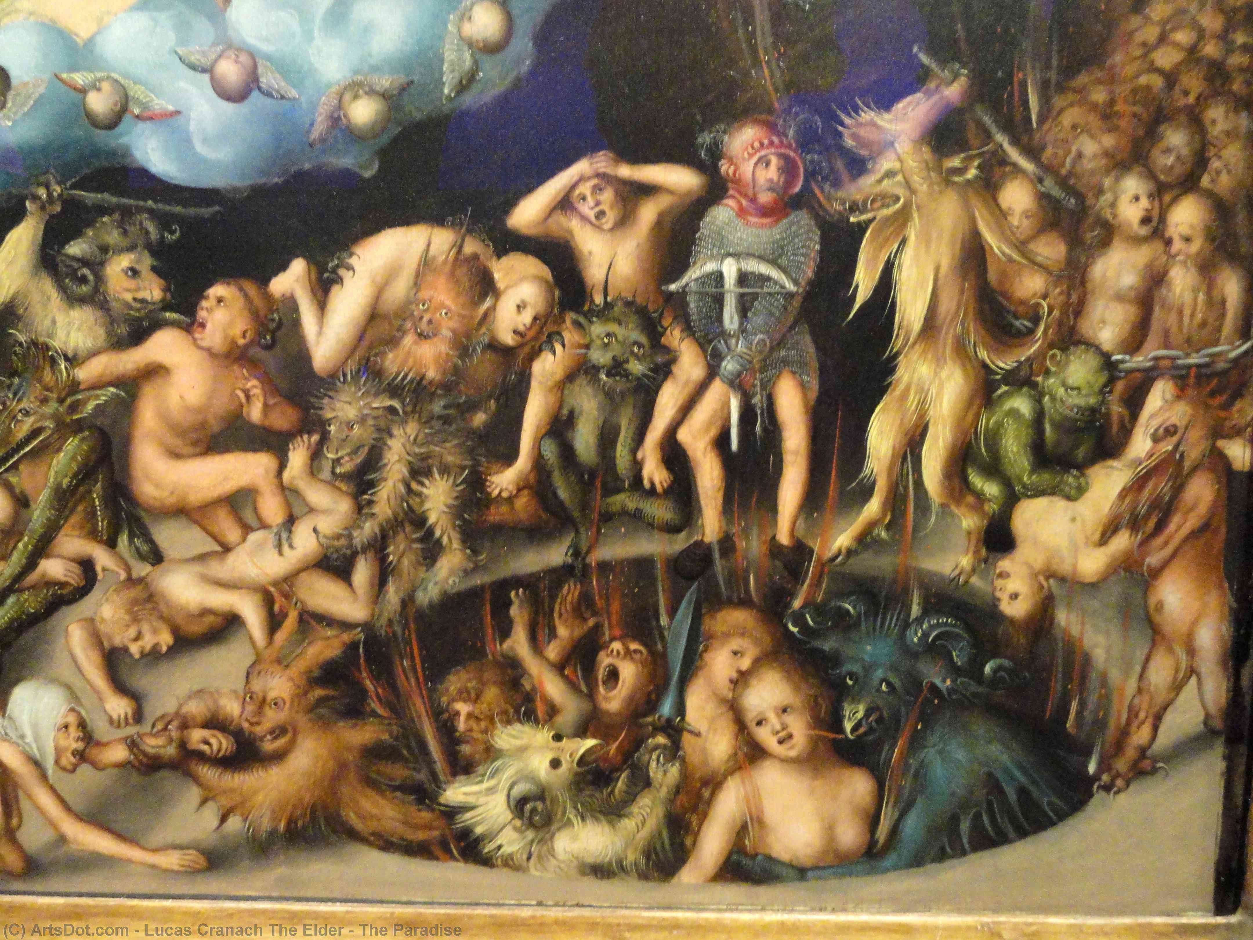 Buy Museum Art Reproductions The Paradise, 1530 by Lucas Cranach The Elder (1472-1553, Germany) | ArtsDot.com