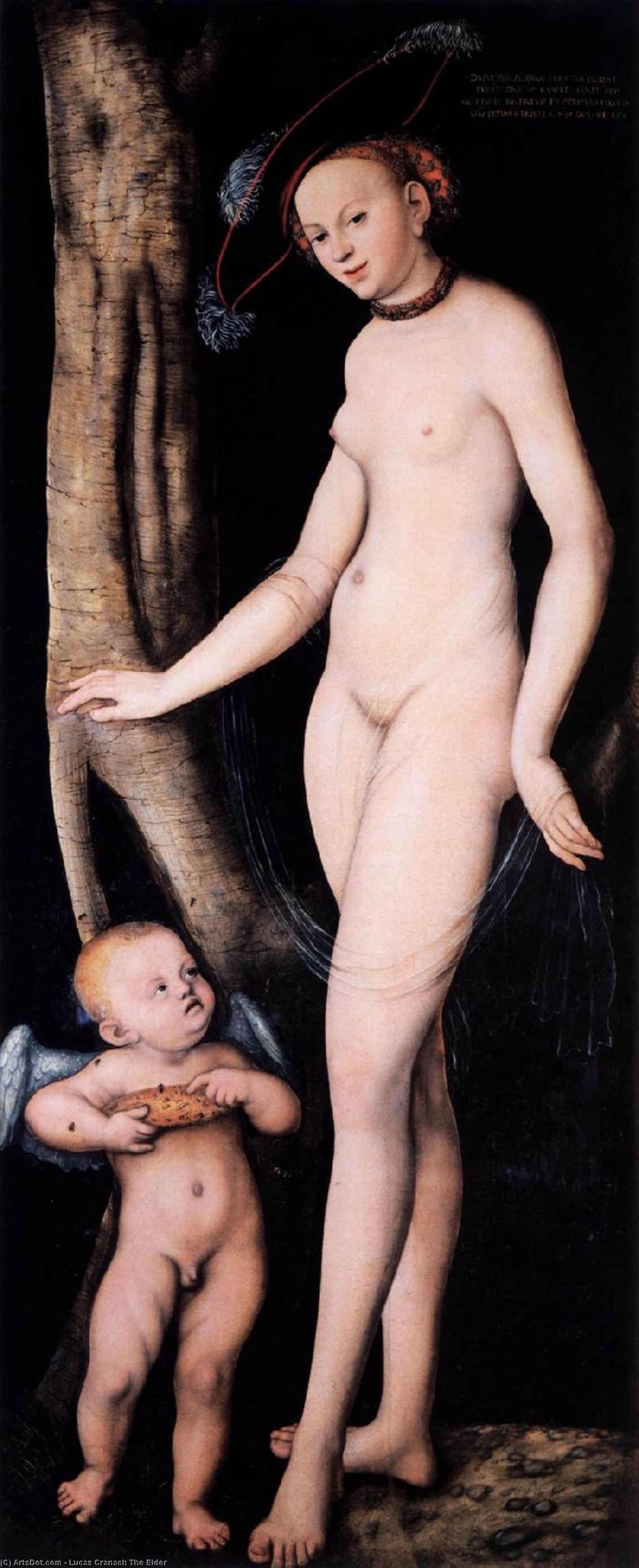 Bestellen Kunstreproduktionen Venus und Cupid mit einem Honeycomb, 1531 von Lucas Cranach The Elder (1472-1553, Germany) | ArtsDot.com