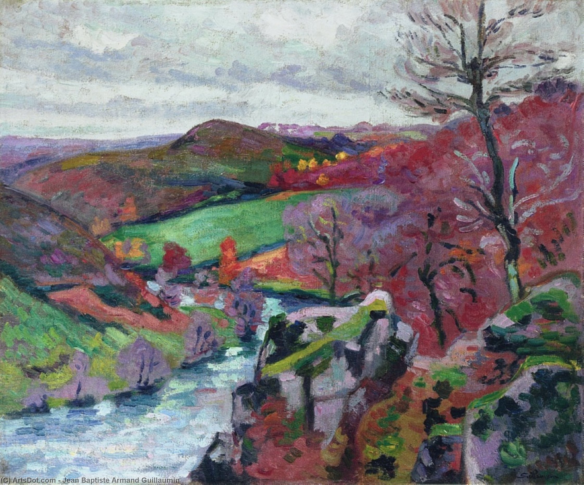 Order Artwork Replica La Creuse Landscape 1 by Jean Baptiste Armand Guillaumin (1841-1927, France) | ArtsDot.com