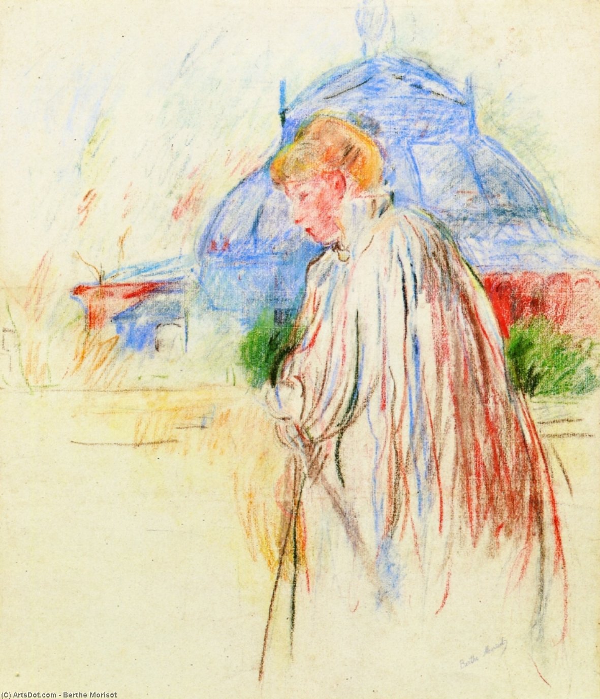 Buy Museum Art Reproductions At the Exposition Palace by Berthe Morisot (1841-1895, France) | ArtsDot.com