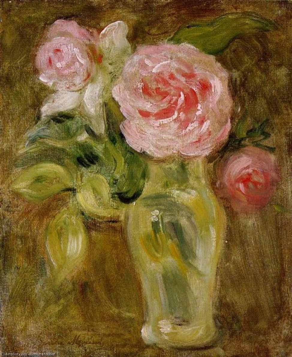 Order Oil Painting Replica Roses, 1894 by Berthe Morisot (1841-1895, France) | ArtsDot.com
